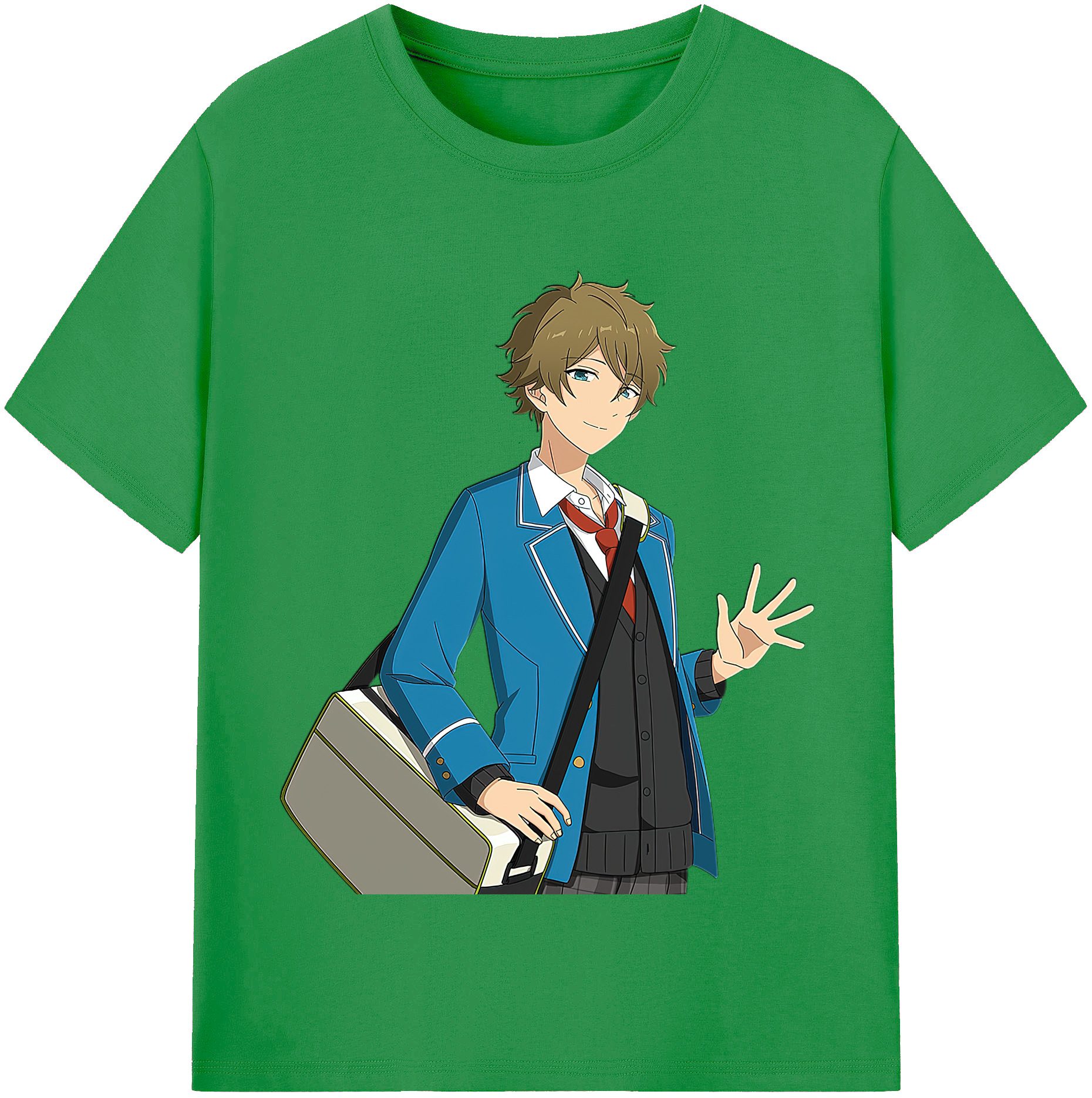 （画像用） あんさんぶるスターズ! Ensemble Stars レディースカジュアルプリントTシャツ（綿100％）