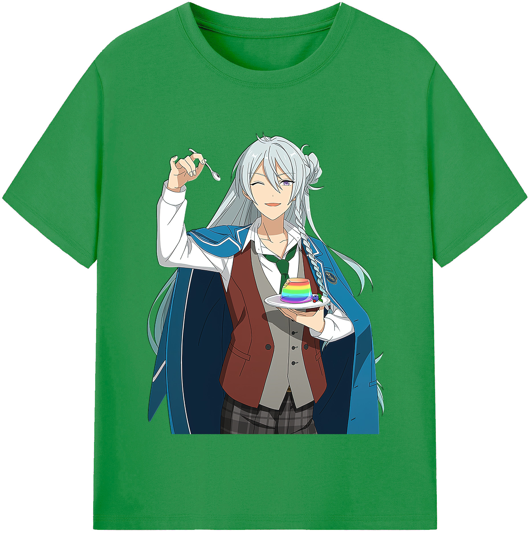 （画像用） あんさんぶるスターズ! Ensemble Stars レディースカジュアルプリントTシャツ（綿100％）