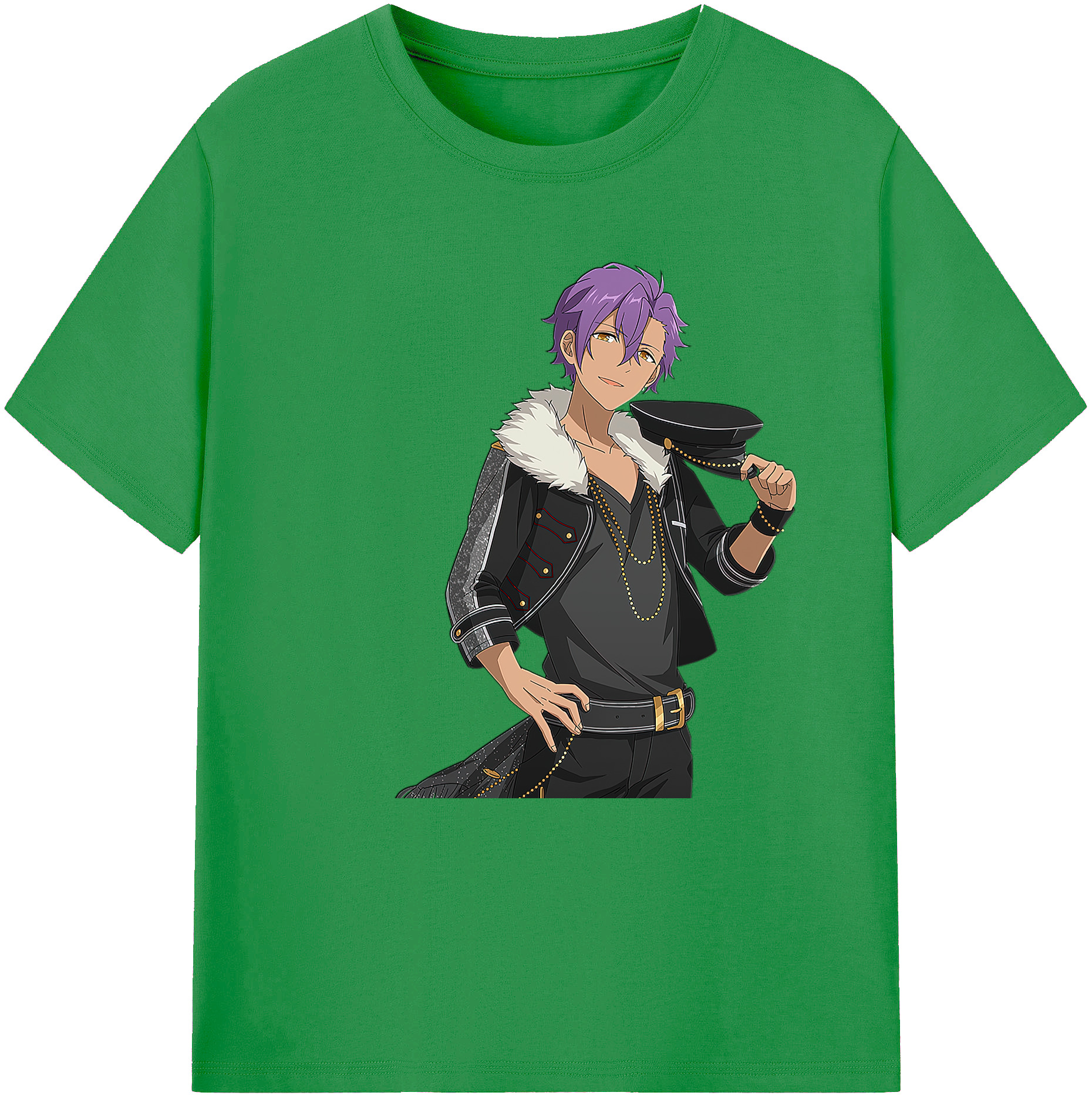 （画像用） あんさんぶるスターズ! Ensemble Stars レディースカジュアルプリントTシャツ（綿100％）