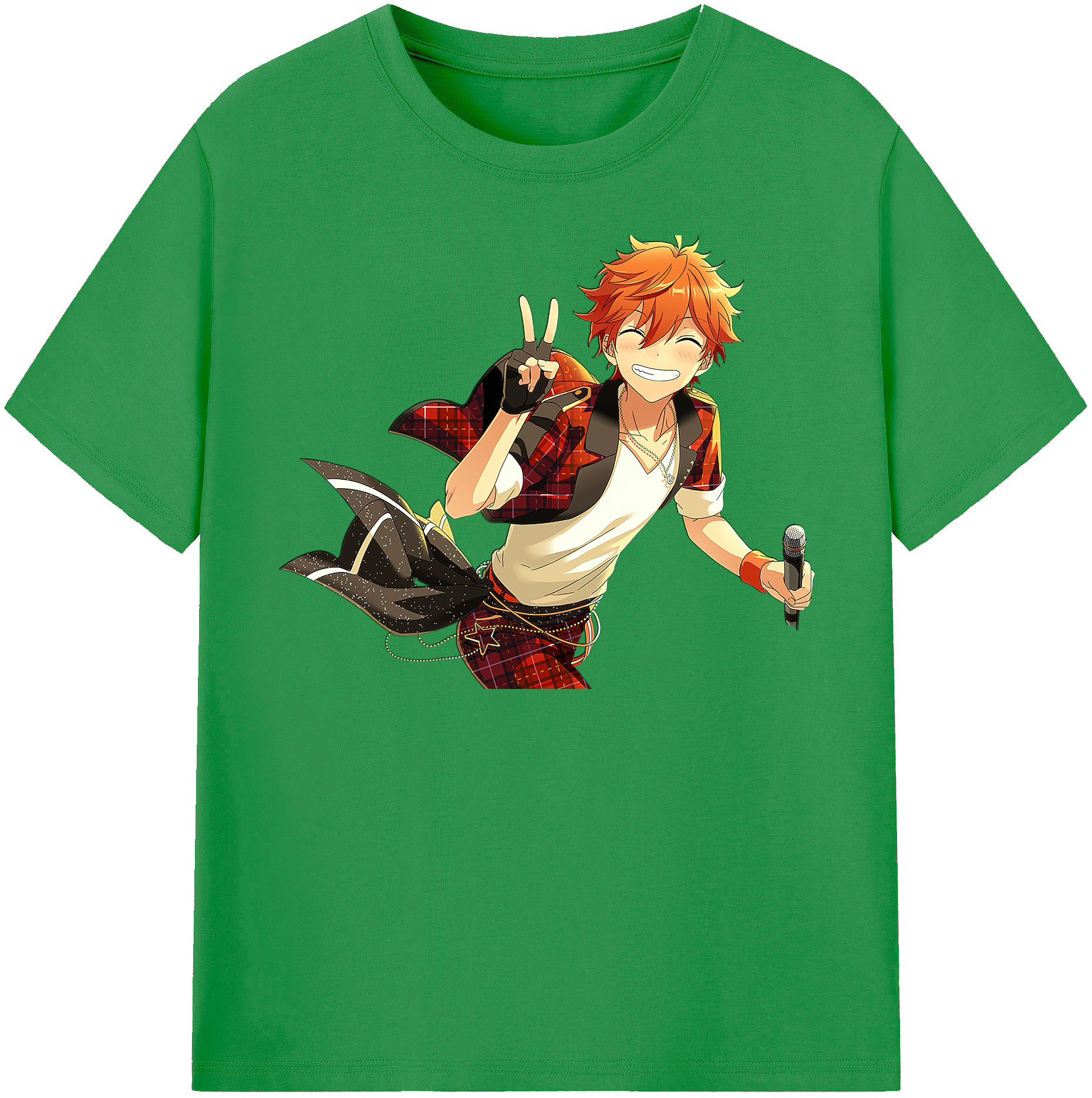 （画像用） あんさんぶるスターズ! Ensemble Stars レディースカジュアルプリントTシャツ（綿100％）