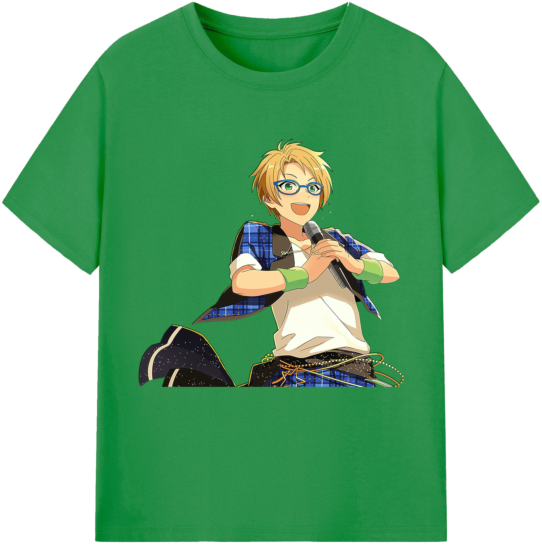 （画像用） あんさんぶるスターズ! Ensemble Stars レディースカジュアルプリントTシャツ（綿100％）