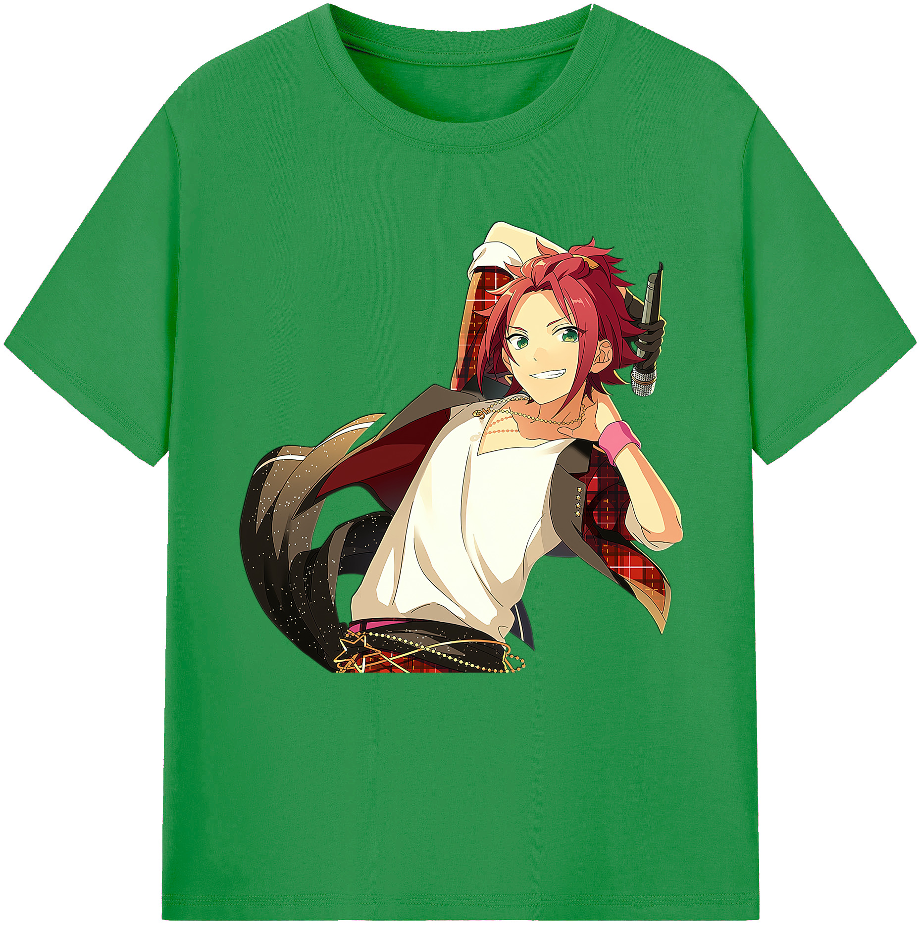 （画像用） あんさんぶるスターズ! Ensemble Stars レディースカジュアルプリントTシャツ（綿100％）