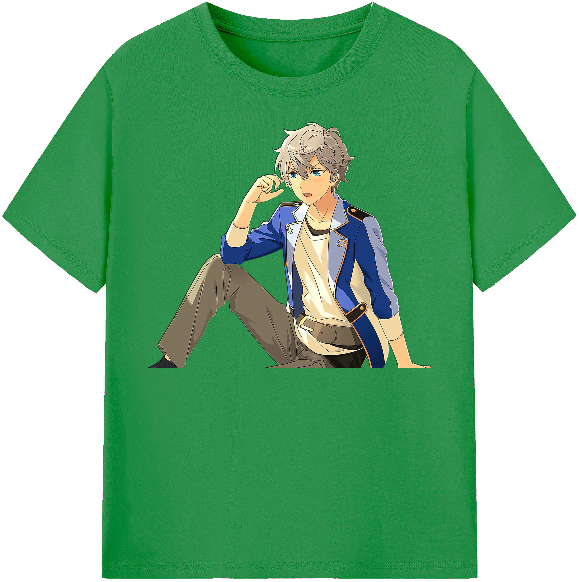 （画像用） あんさんぶるスターズ! Ensemble Stars レディースカジュアルプリントTシャツ（綿100％）