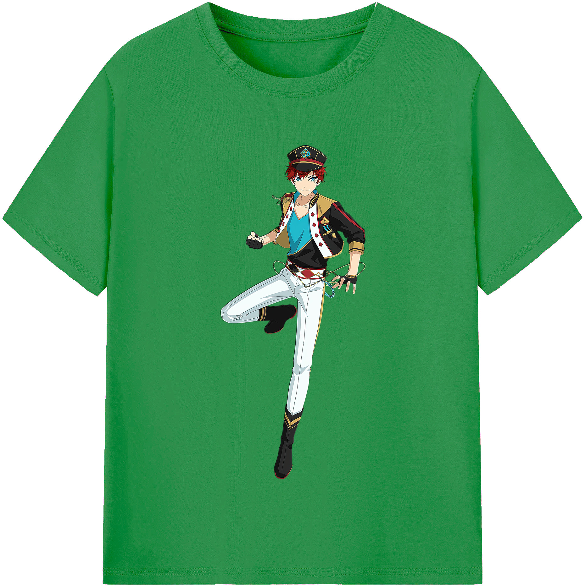 （画像用） あんさんぶるスターズ! Ensemble Stars レディースカジュアルプリントTシャツ（綿100％）