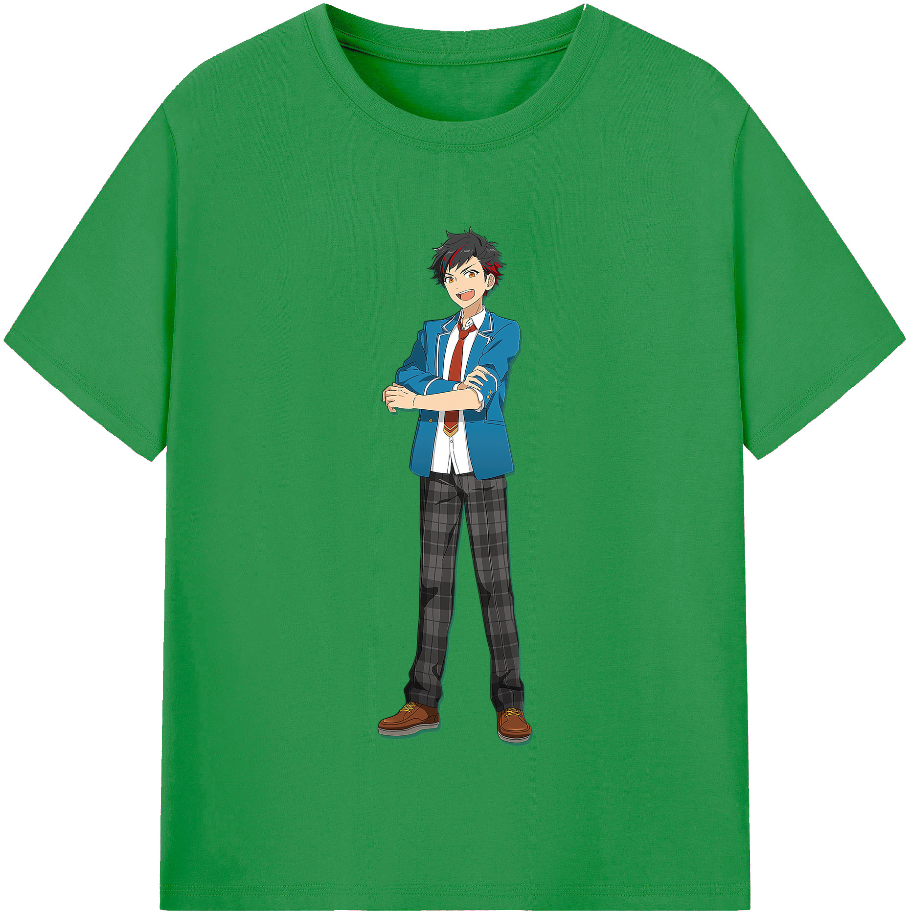 （画像用） あんさんぶるスターズ! Ensemble Stars レディースカジュアルプリントTシャツ（綿100％）