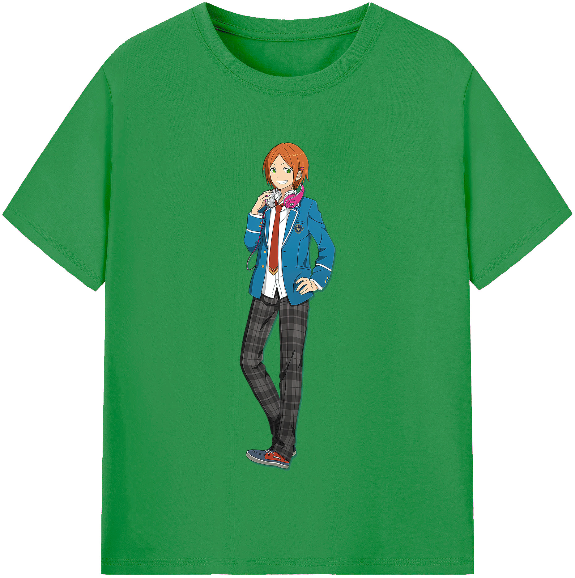 （画像用） あんさんぶるスターズ! Ensemble Stars レディースカジュアルプリントTシャツ（綿100％）