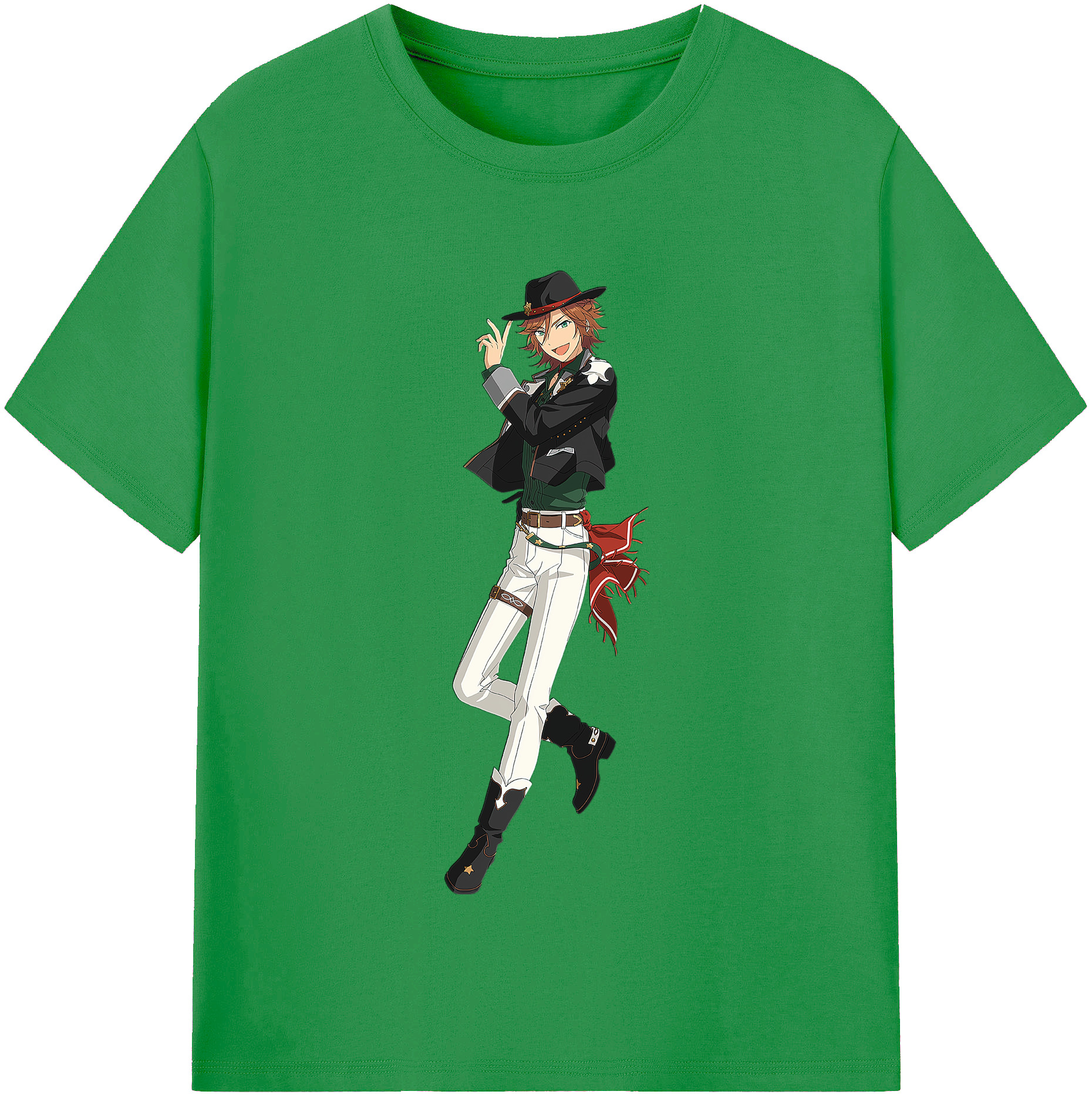 （画像用） あんさんぶるスターズ! Ensemble Stars レディースカジュアルプリントTシャツ（綿100％）