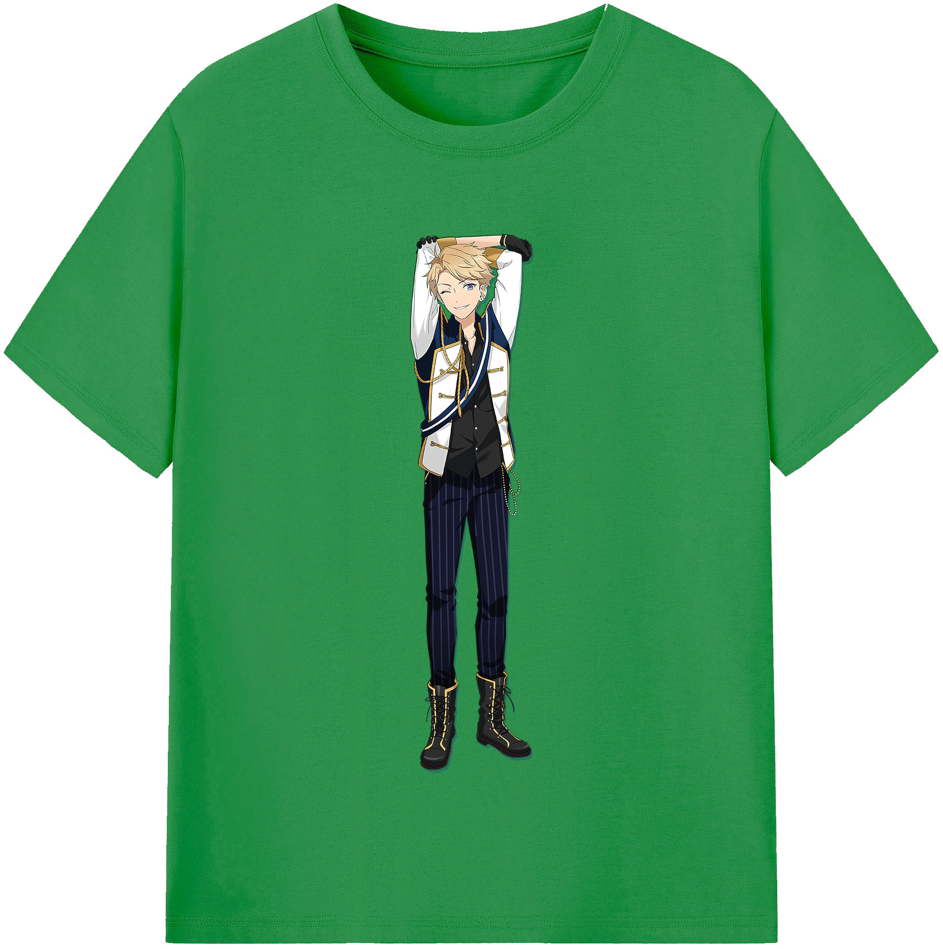 （画像用） あんさんぶるスターズ! Ensemble Stars レディースカジュアルプリントTシャツ（綿100％）