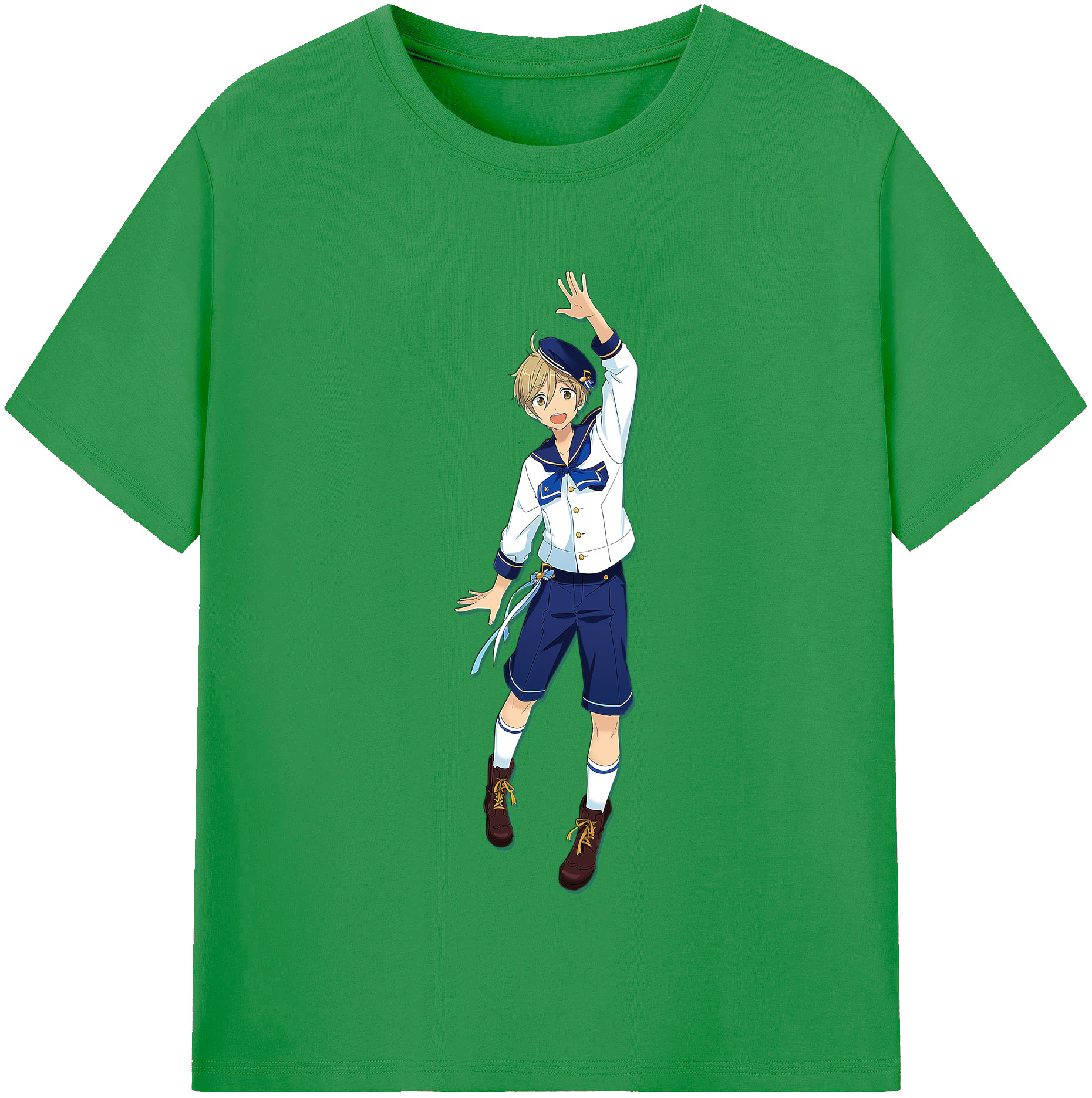 （画像用） あんさんぶるスターズ! Ensemble Stars レディースカジュアルプリントTシャツ（綿100％）