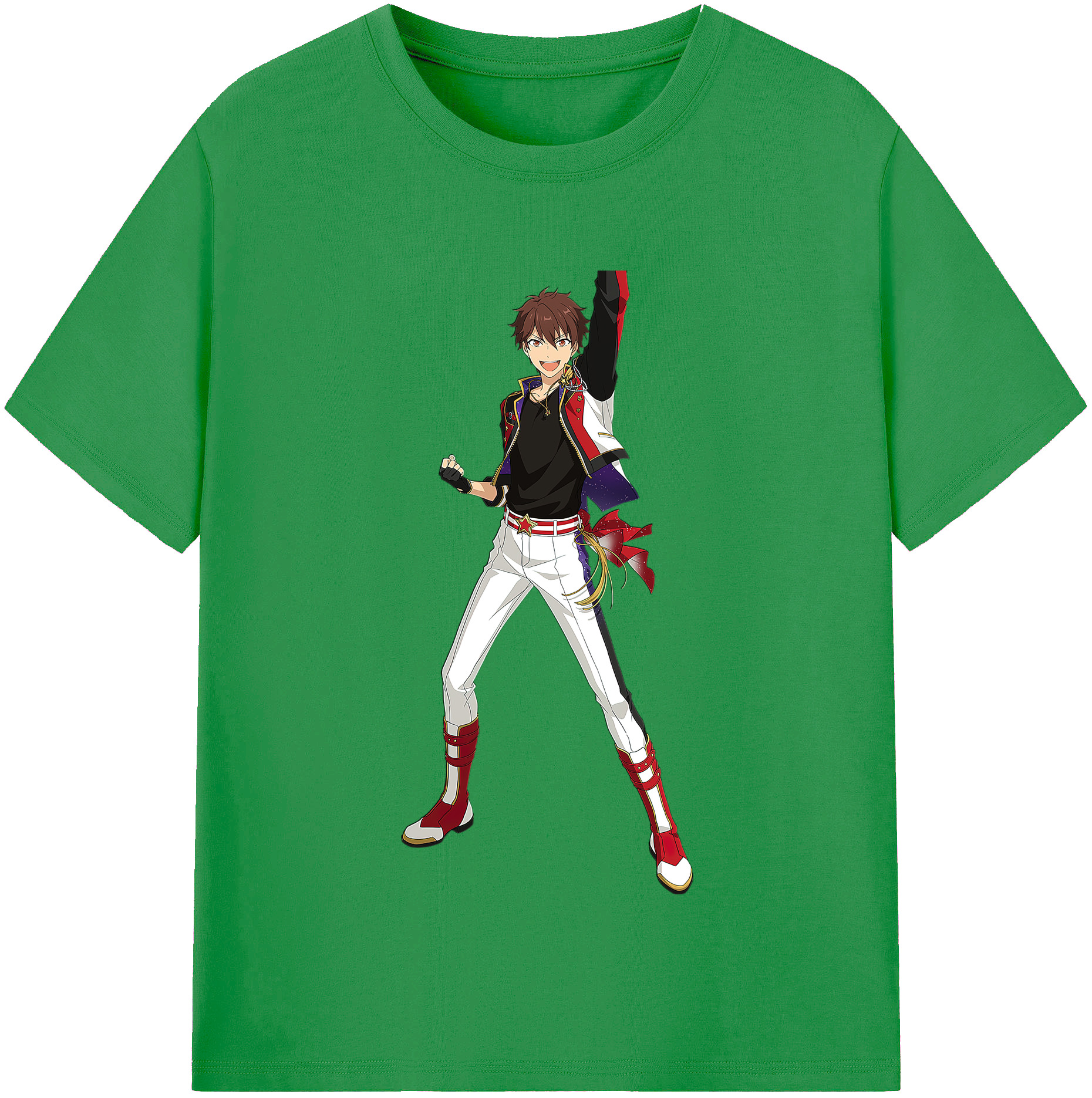 （画像用） あんさんぶるスターズ! Ensemble Stars レディースカジュアルプリントTシャツ（綿100％）