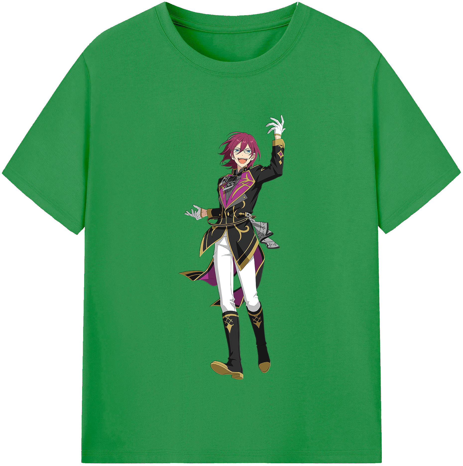 （画像用） あんさんぶるスターズ! Ensemble Stars レディースカジュアルプリントTシャツ（綿100％）