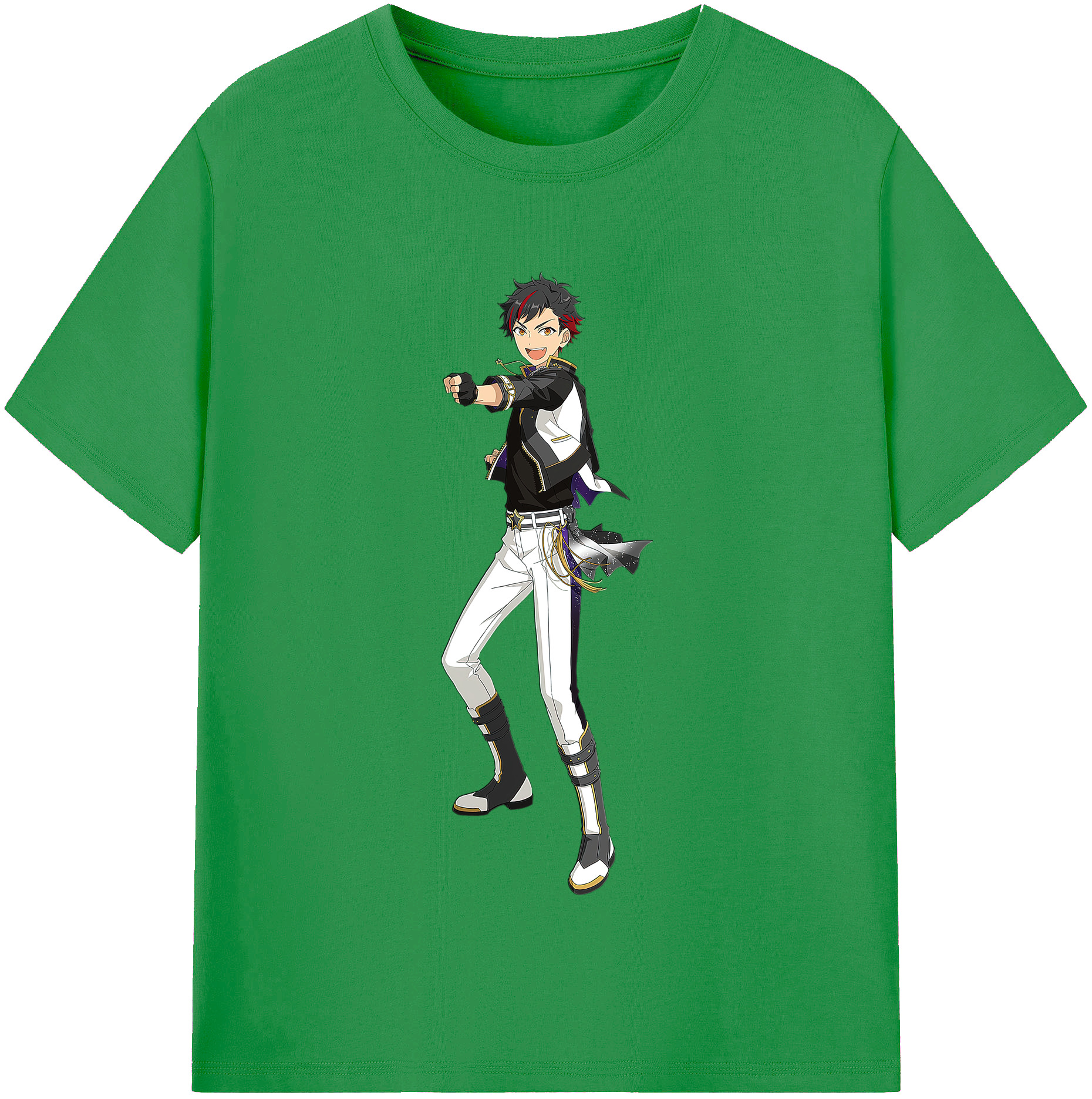 （画像用） あんさんぶるスターズ! Ensemble Stars レディースカジュアルプリントTシャツ（綿100％）