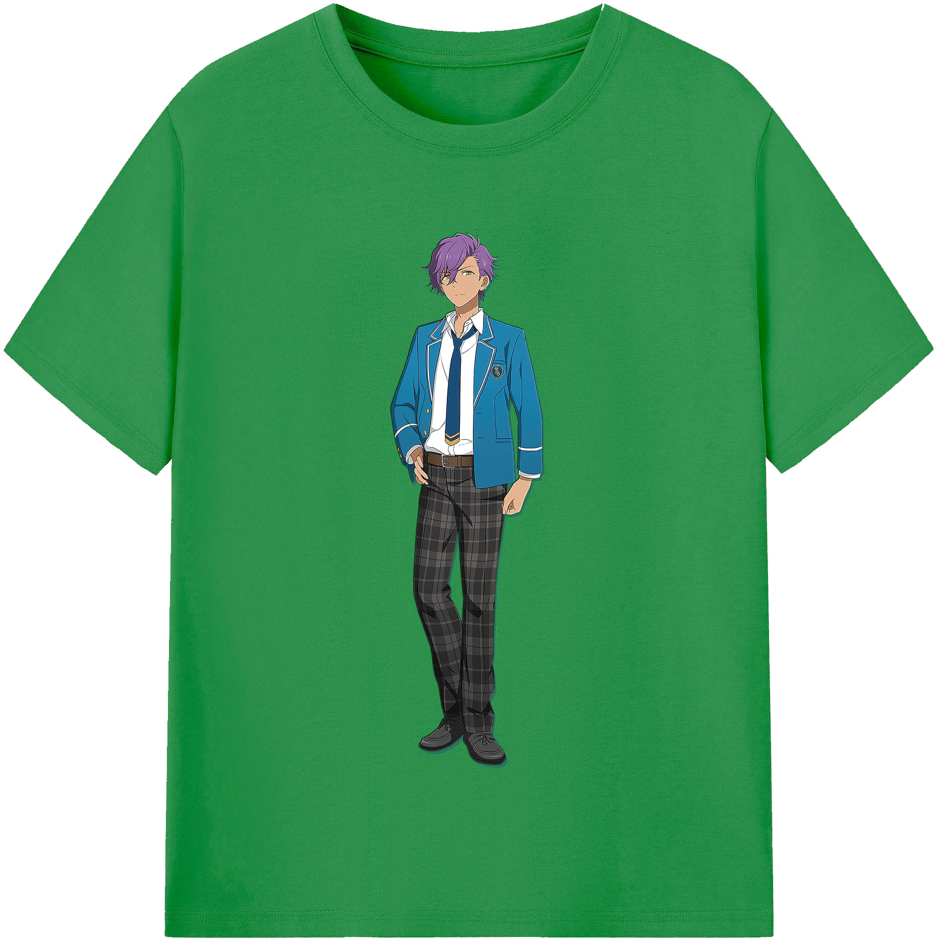 （画像用） あんさんぶるスターズ! Ensemble Stars レディースカジュアルプリントTシャツ（綿100％）