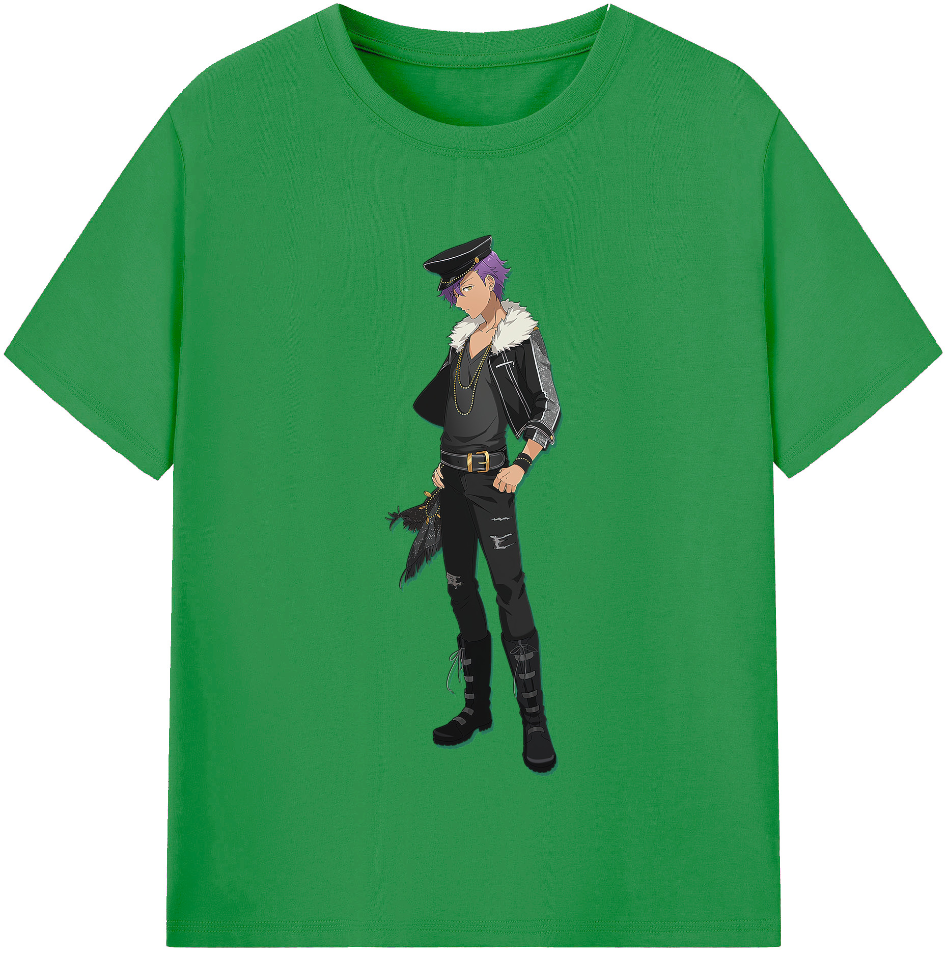 （画像用） あんさんぶるスターズ! Ensemble Stars レディースカジュアルプリントTシャツ（綿100％）
