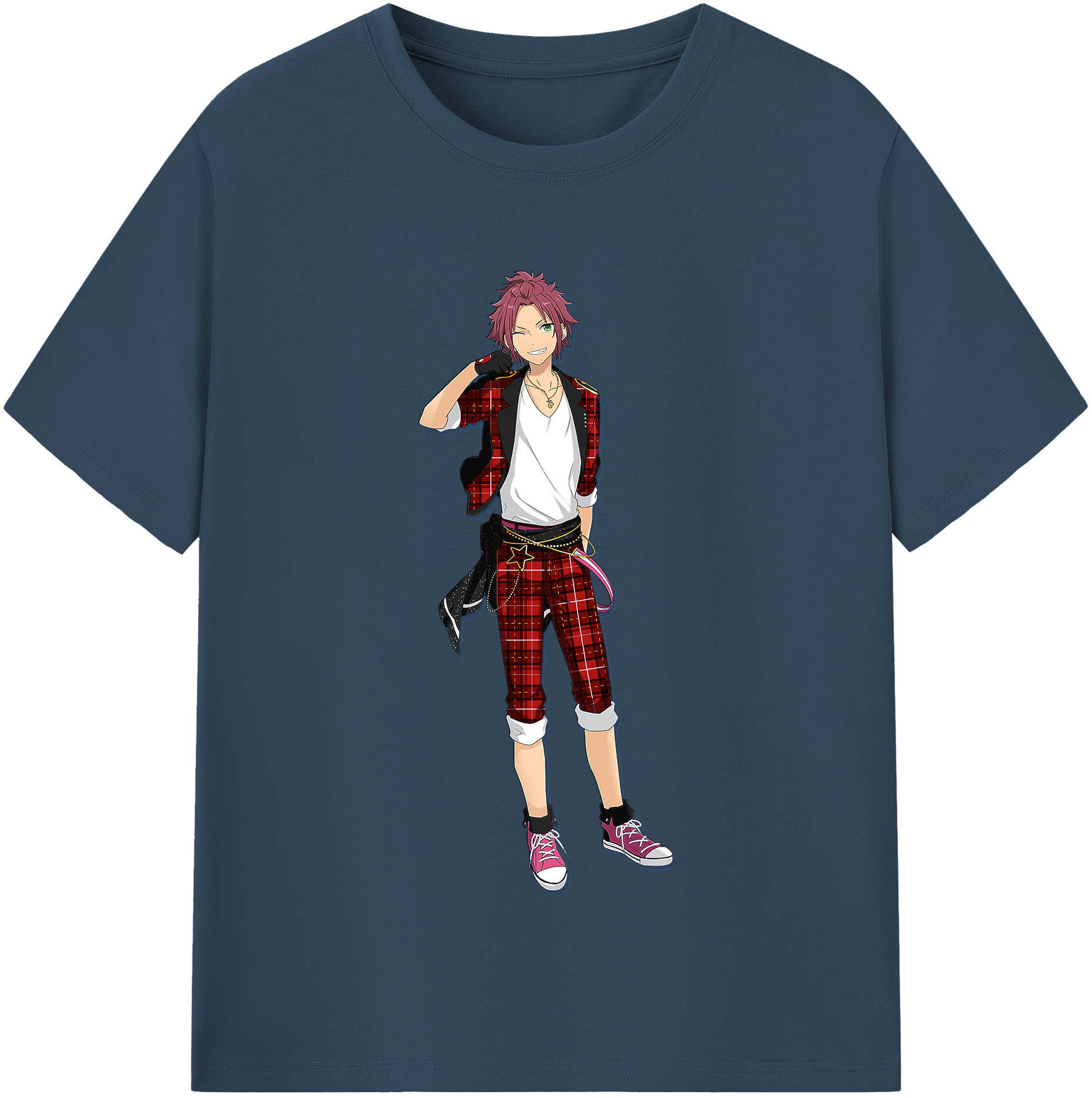 （画像用） あんさんぶるスターズ! Ensemble Stars レディースカジュアルプリントTシャツ（綿100％）
