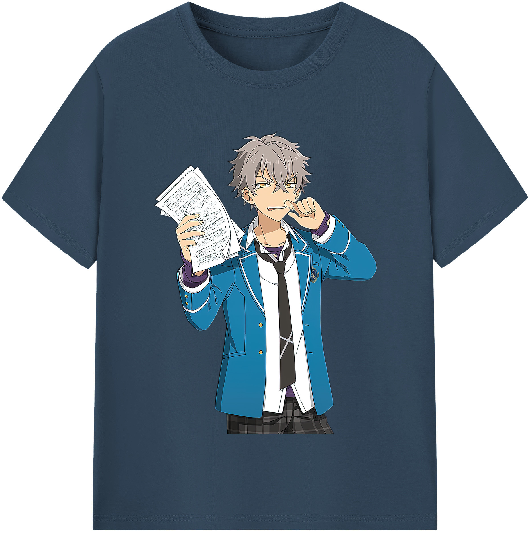 （画像用） あんさんぶるスターズ! Ensemble Stars レディースカジュアルプリントTシャツ（綿100％）