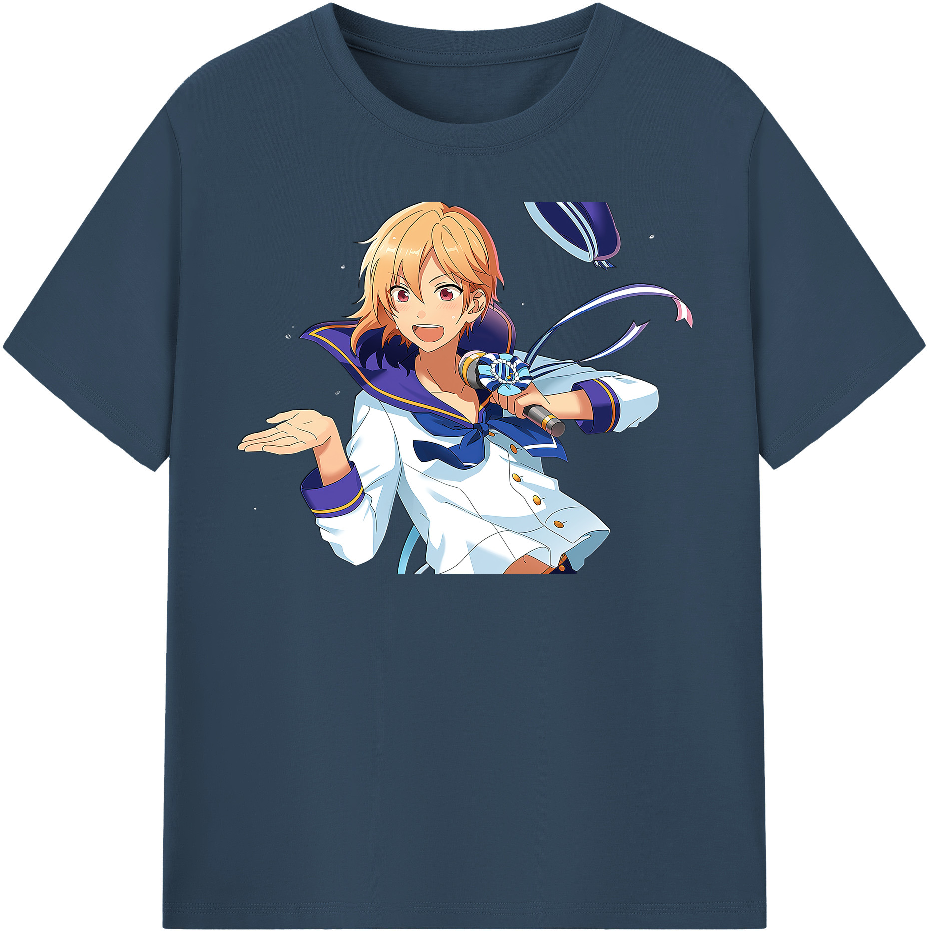（画像用） あんさんぶるスターズ! Ensemble Stars レディースカジュアルプリントTシャツ（綿100％）
