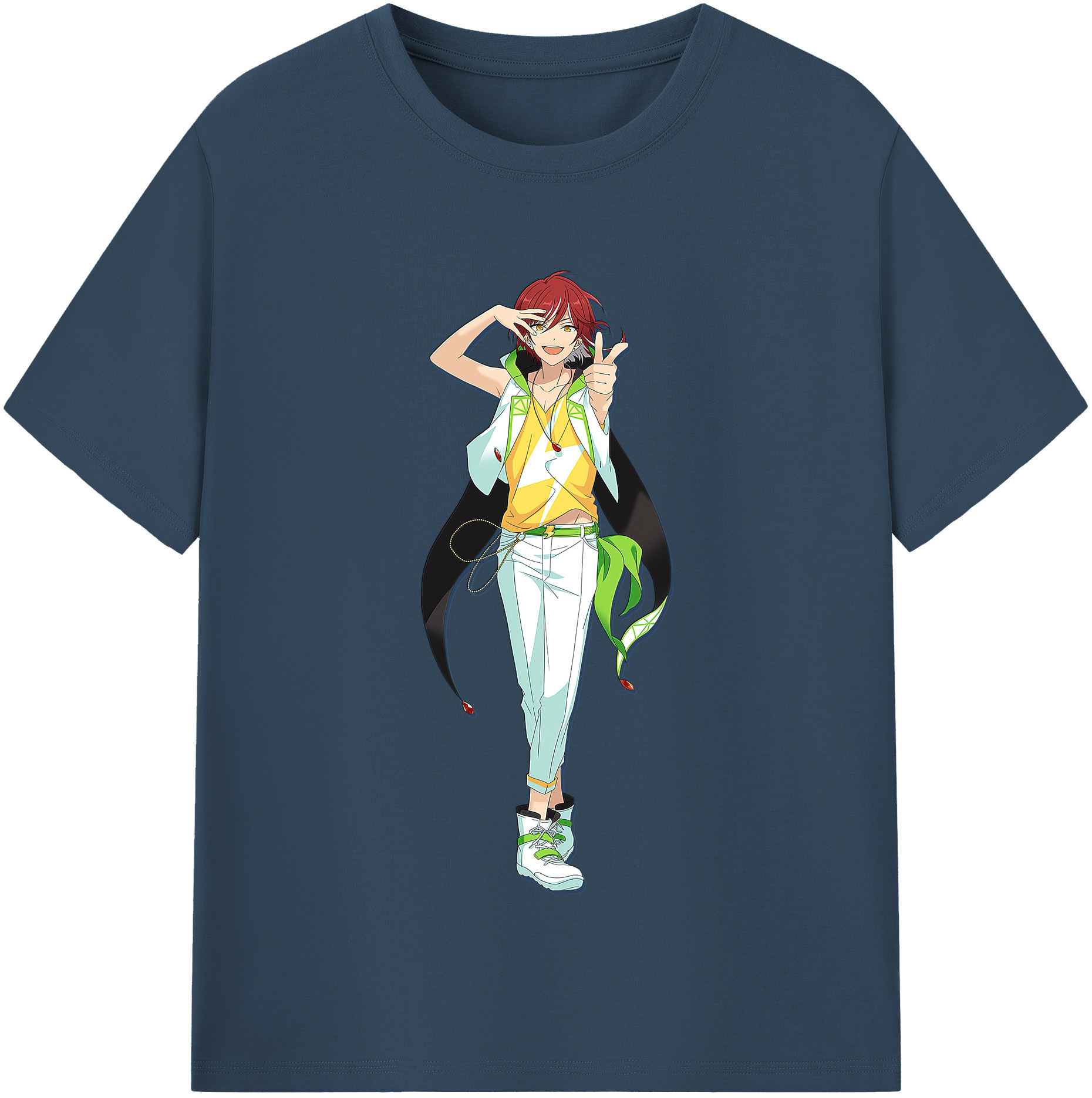 （画像用） あんさんぶるスターズ! Ensemble Stars レディースカジュアルプリントTシャツ（綿100％）