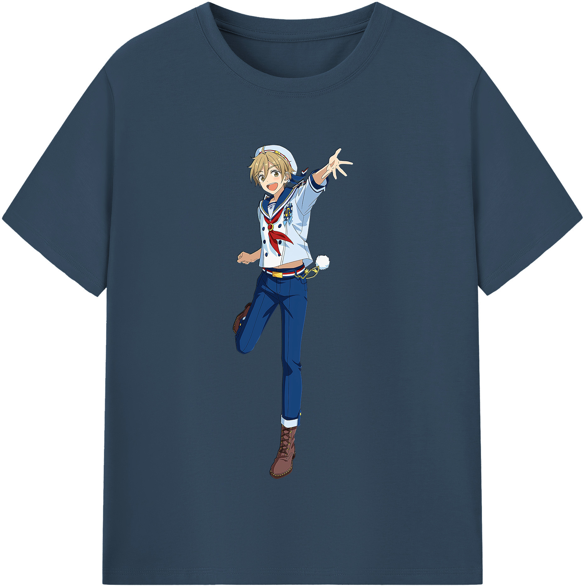 （画像用） あんさんぶるスターズ! Ensemble Stars レディースカジュアルプリントTシャツ（綿100％）