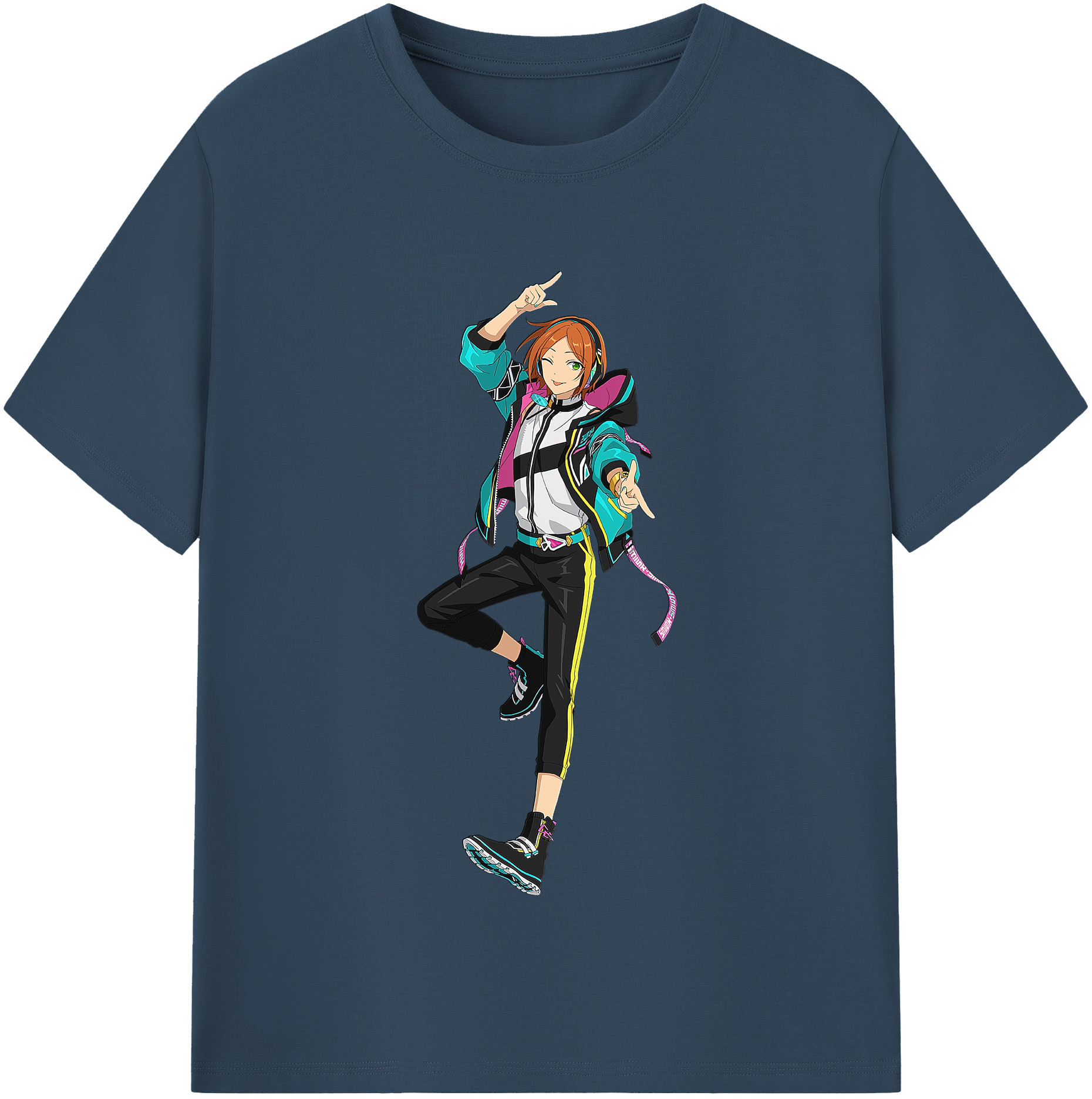（画像用） あんさんぶるスターズ! Ensemble Stars レディースカジュアルプリントTシャツ（綿100％）