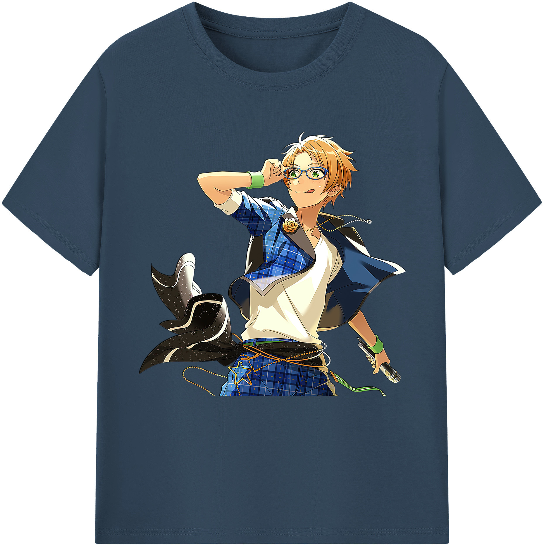 （画像用） あんさんぶるスターズ! Ensemble Stars レディースカジュアルプリントTシャツ（綿100％）