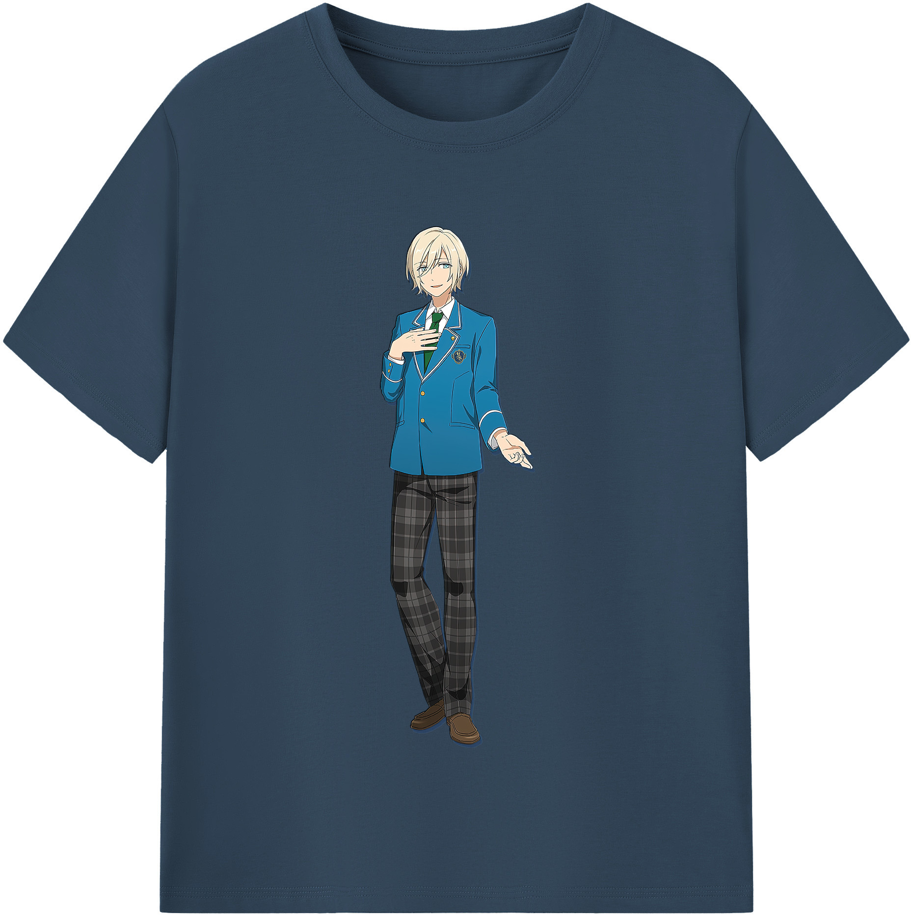 （画像用） あんさんぶるスターズ! Ensemble Stars レディースカジュアルプリントTシャツ（綿100％）