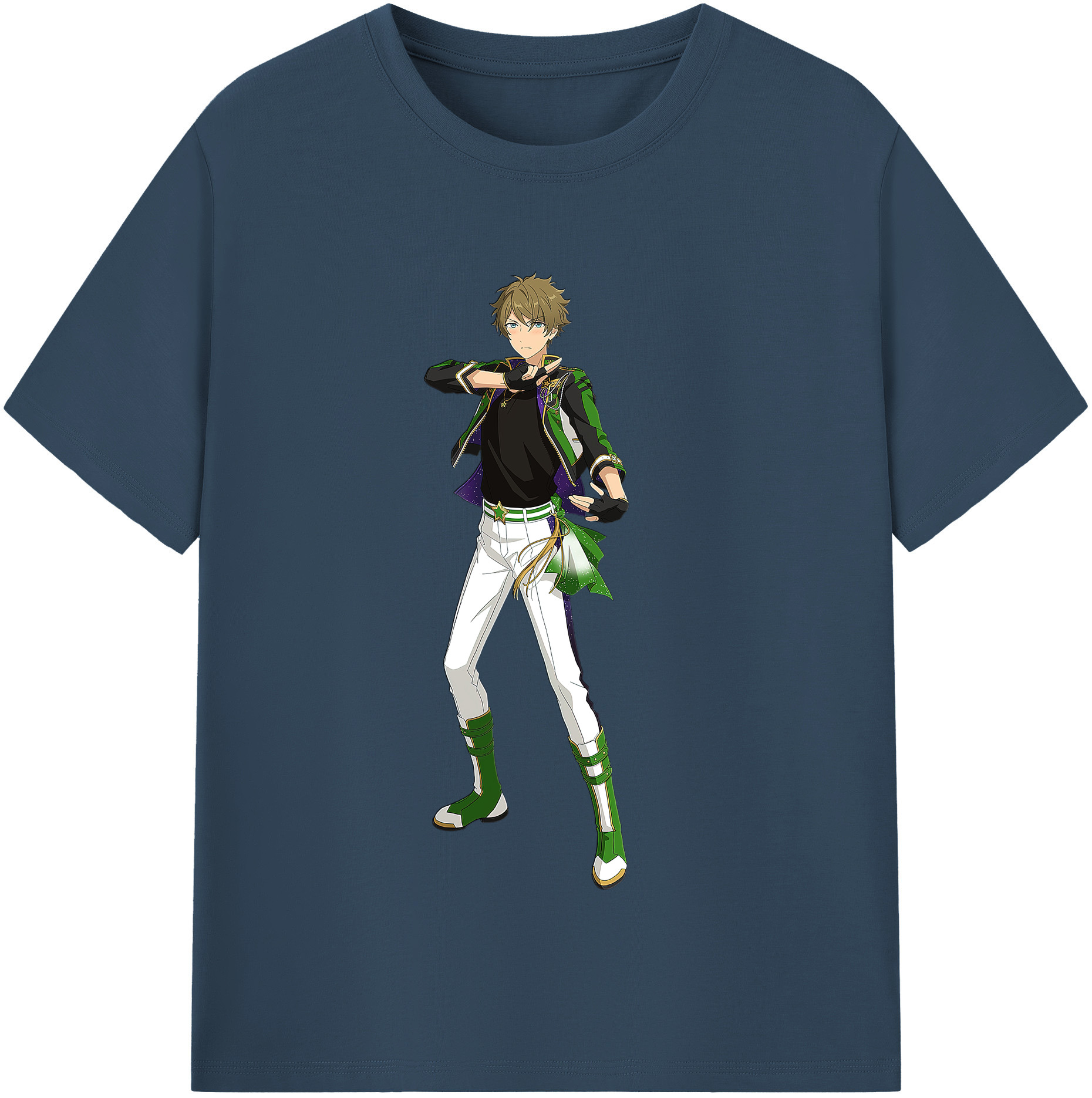 （画像用） あんさんぶるスターズ! Ensemble Stars レディースカジュアルプリントTシャツ（綿100％）