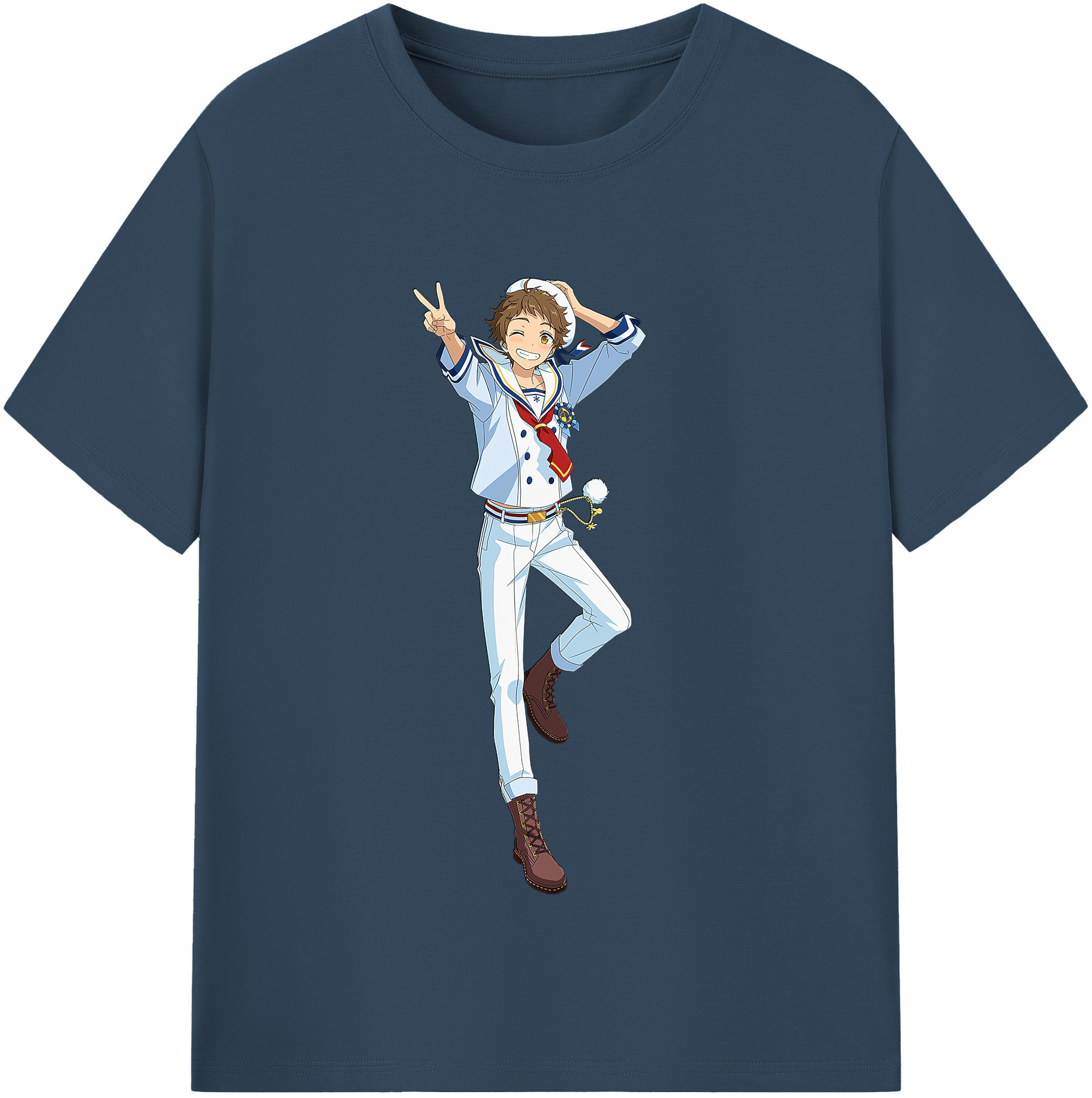 （画像用） あんさんぶるスターズ! Ensemble Stars レディースカジュアルプリントTシャツ（綿100％）