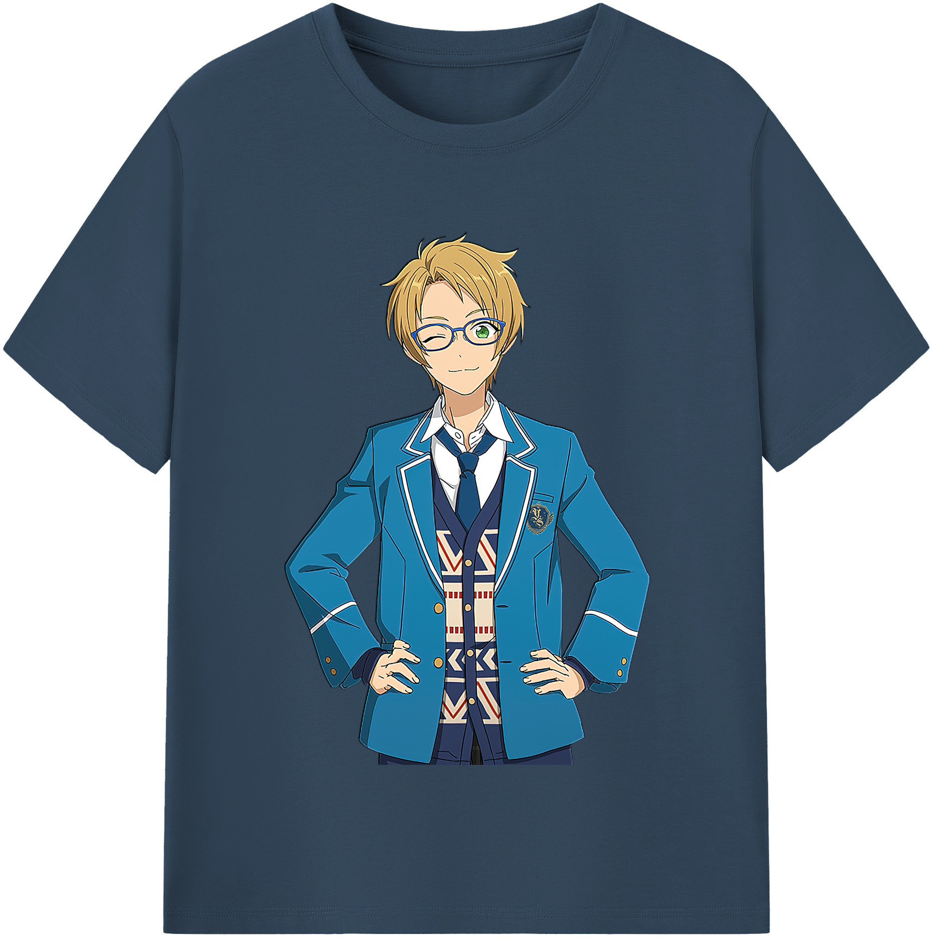 （画像用） あんさんぶるスターズ! Ensemble Stars レディースカジュアルプリントTシャツ（綿100％）