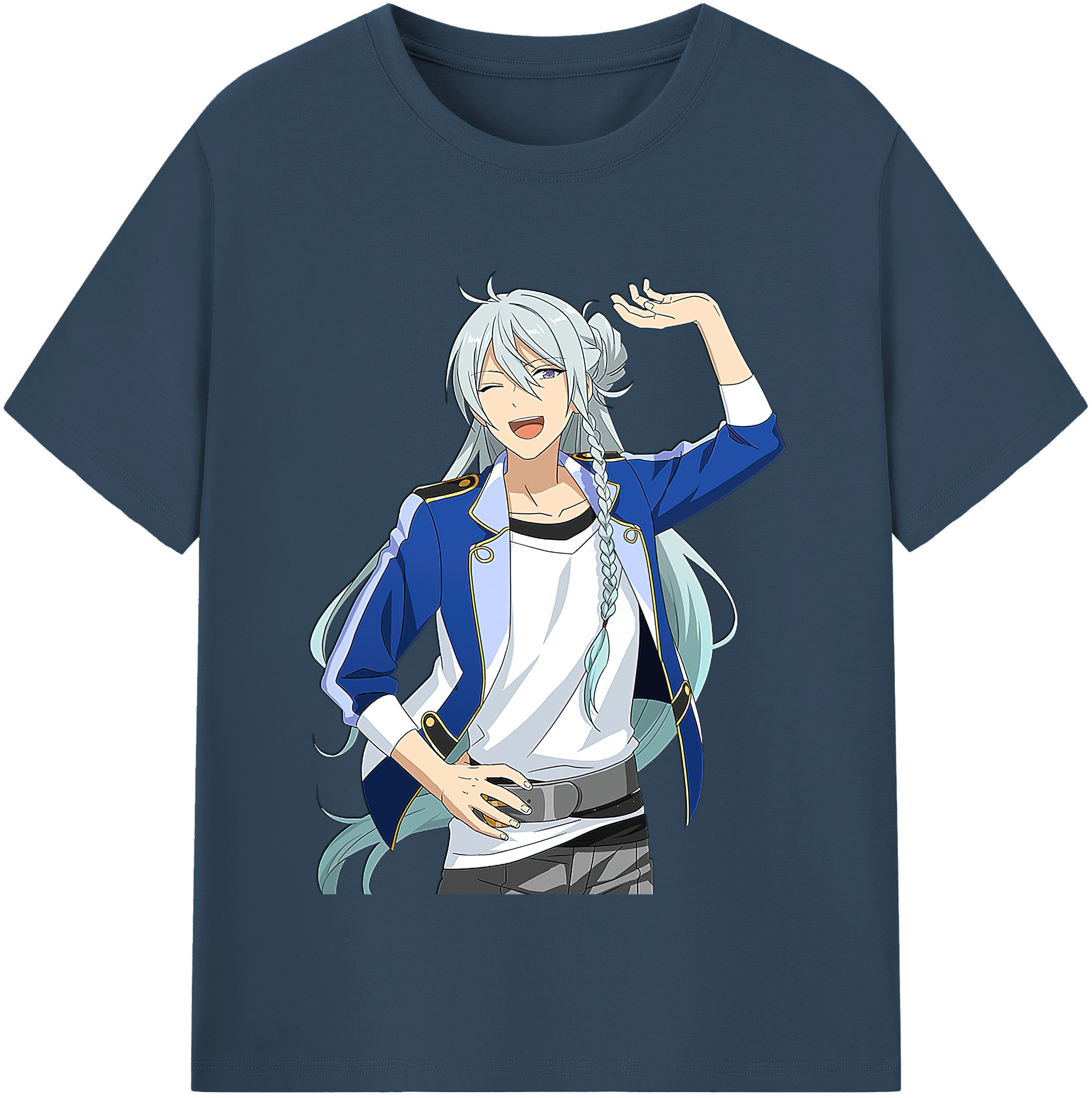 （画像用） あんさんぶるスターズ! Ensemble Stars レディースカジュアルプリントTシャツ（綿100％）