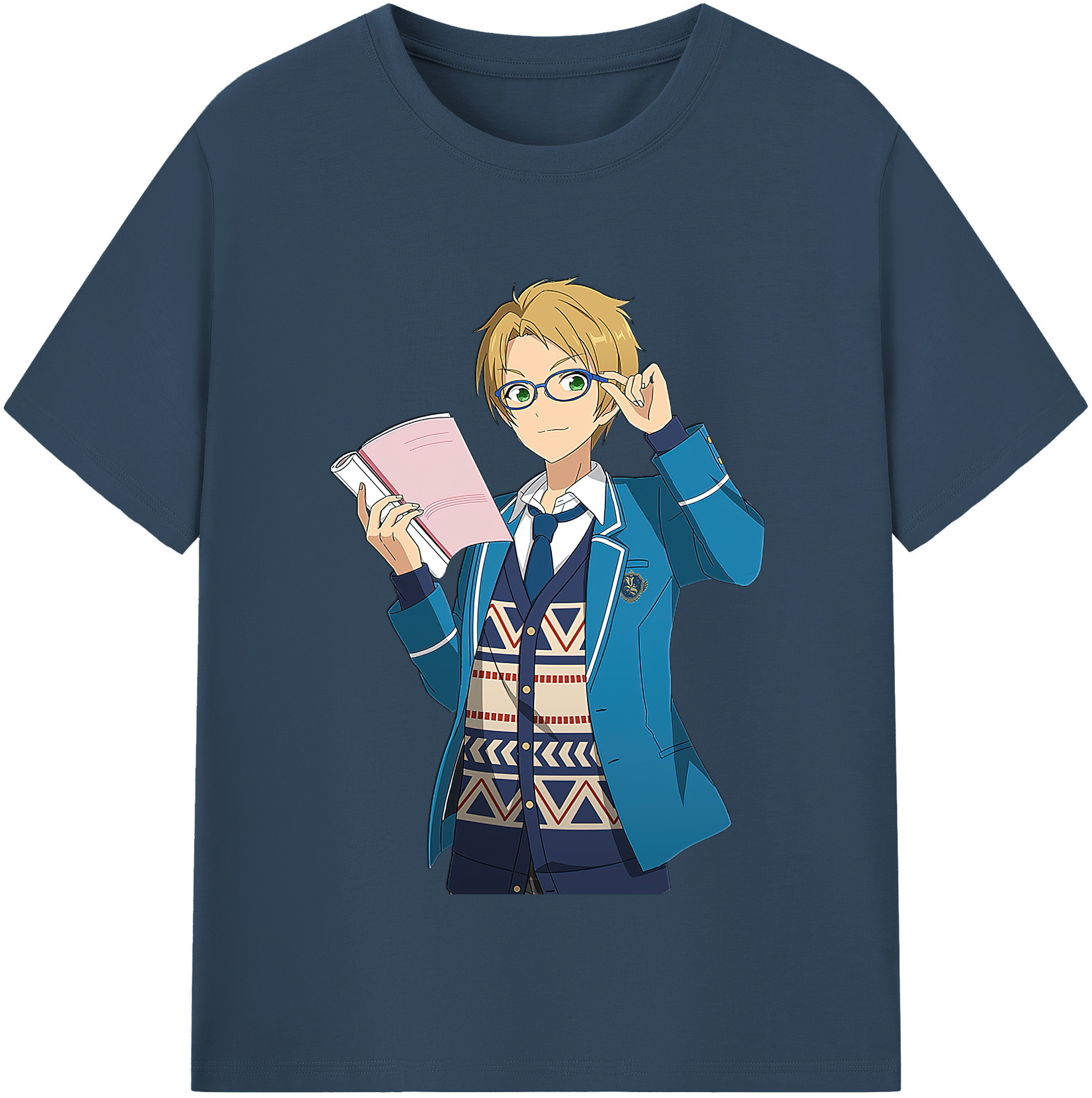 （画像用） あんさんぶるスターズ! Ensemble Stars レディースカジュアルプリントTシャツ（綿100％）