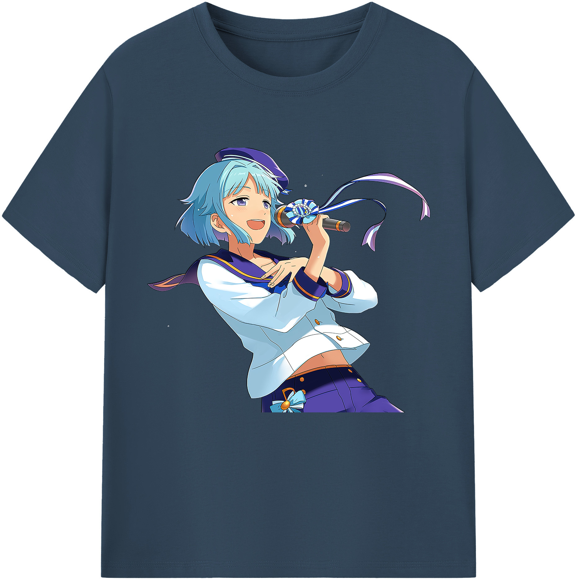 （画像用） あんさんぶるスターズ! Ensemble Stars レディースカジュアルプリントTシャツ（綿100％）