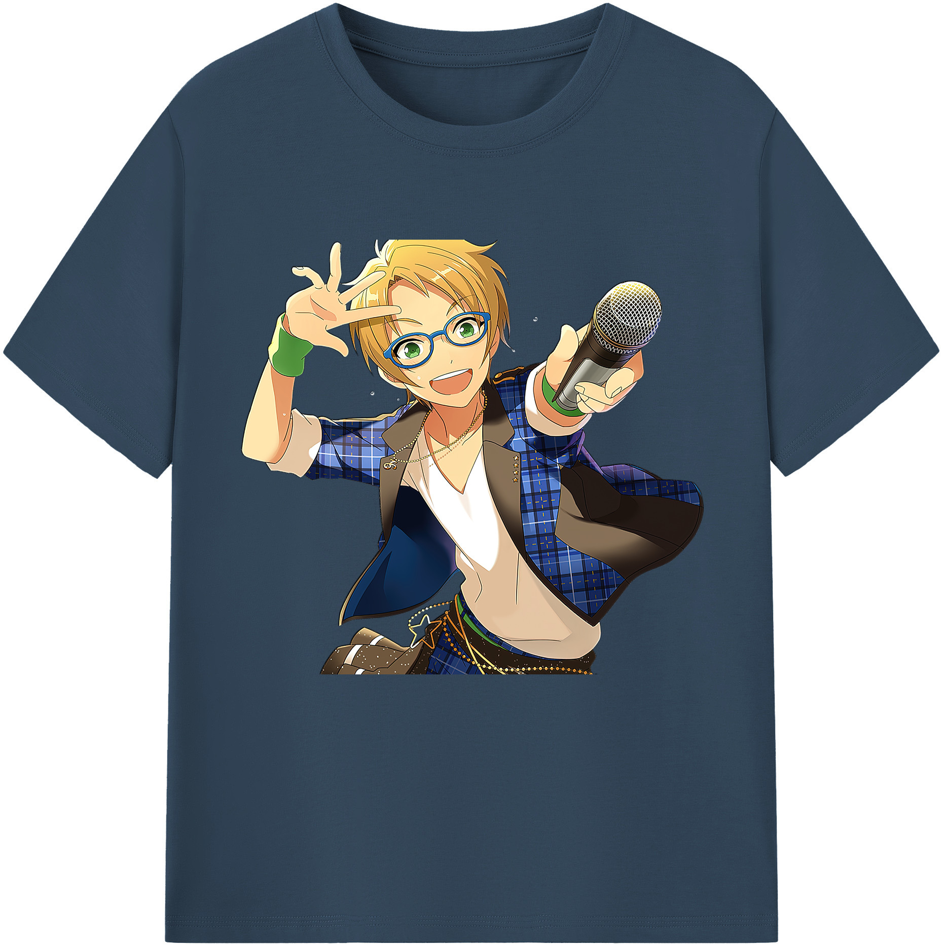 （画像用） あんさんぶるスターズ! Ensemble Stars レディースカジュアルプリントTシャツ（綿100％）