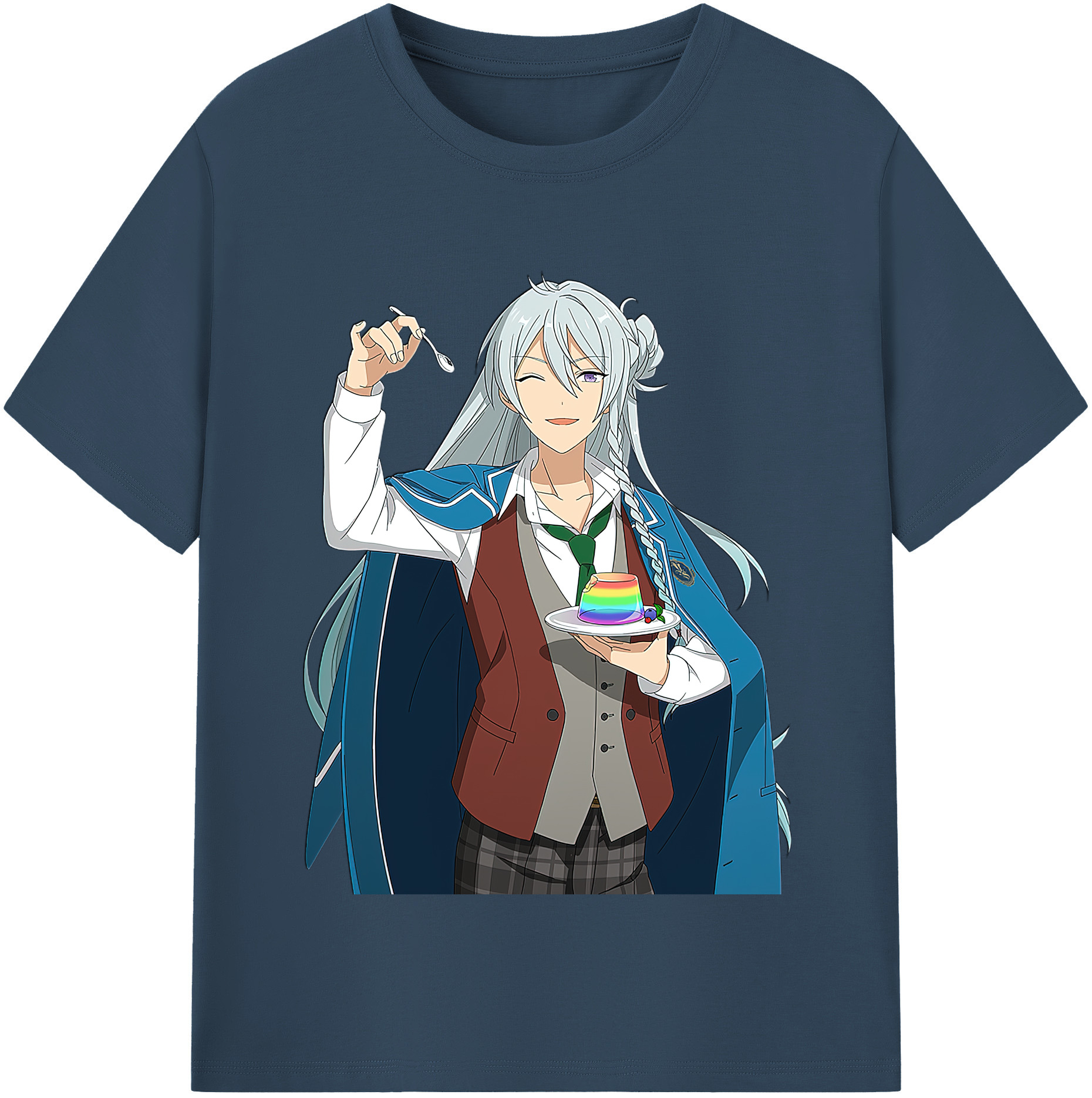 （画像用） あんさんぶるスターズ! Ensemble Stars レディースカジュアルプリントTシャツ（綿100％）