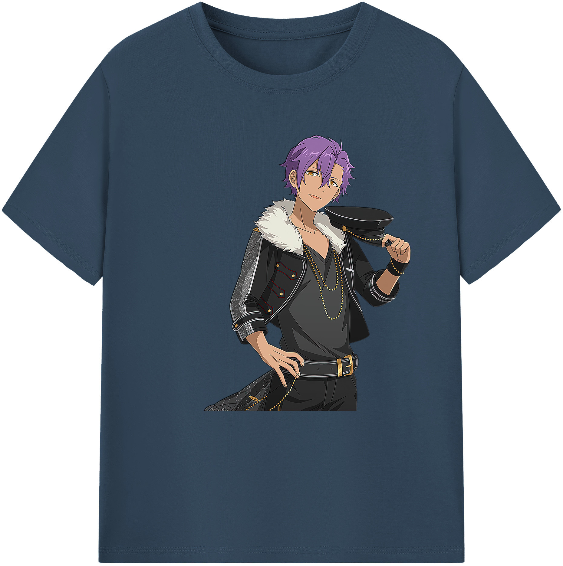 （画像用） あんさんぶるスターズ! Ensemble Stars レディースカジュアルプリントTシャツ（綿100％）