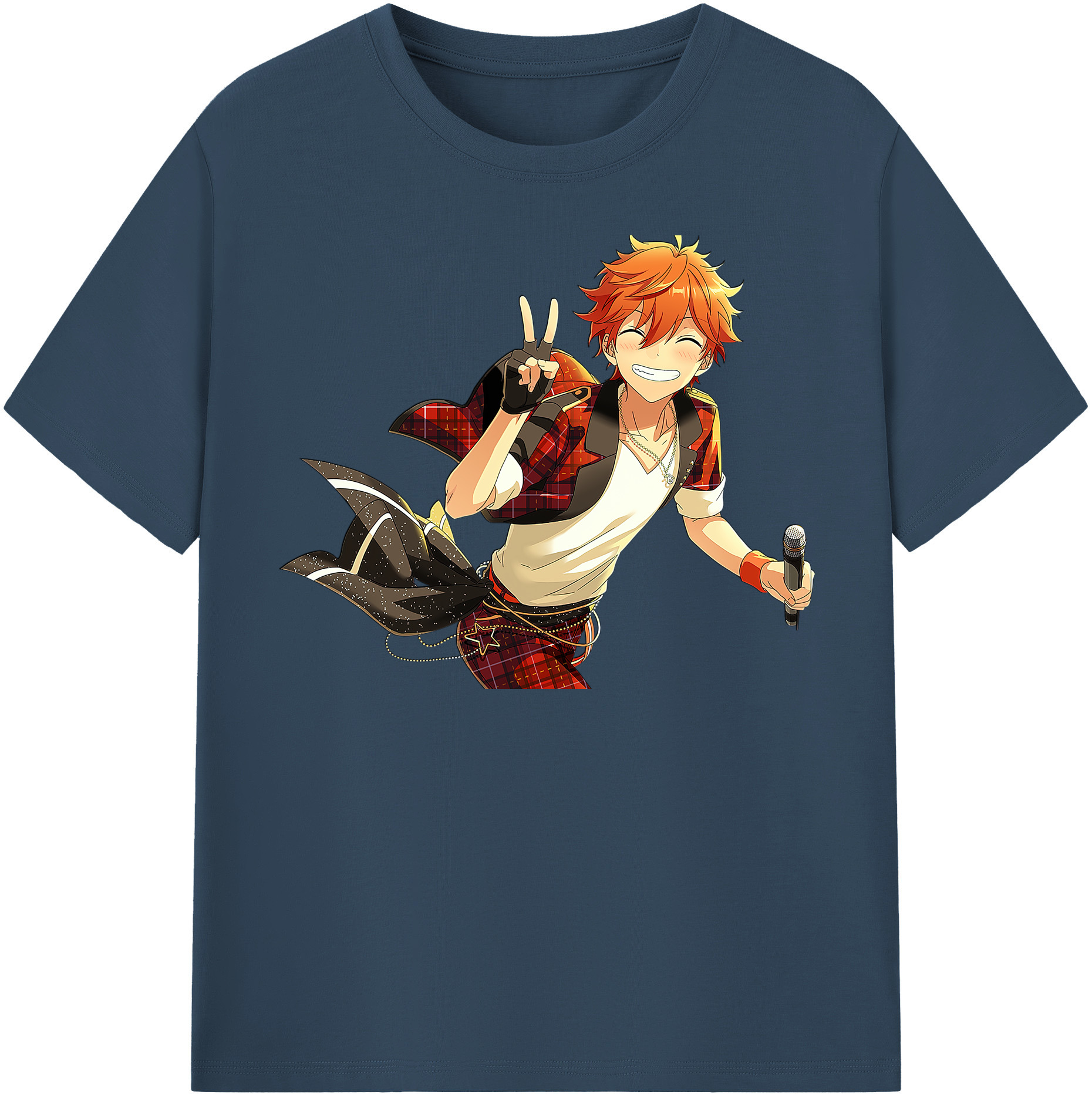 （画像用） あんさんぶるスターズ! Ensemble Stars レディースカジュアルプリントTシャツ（綿100％）