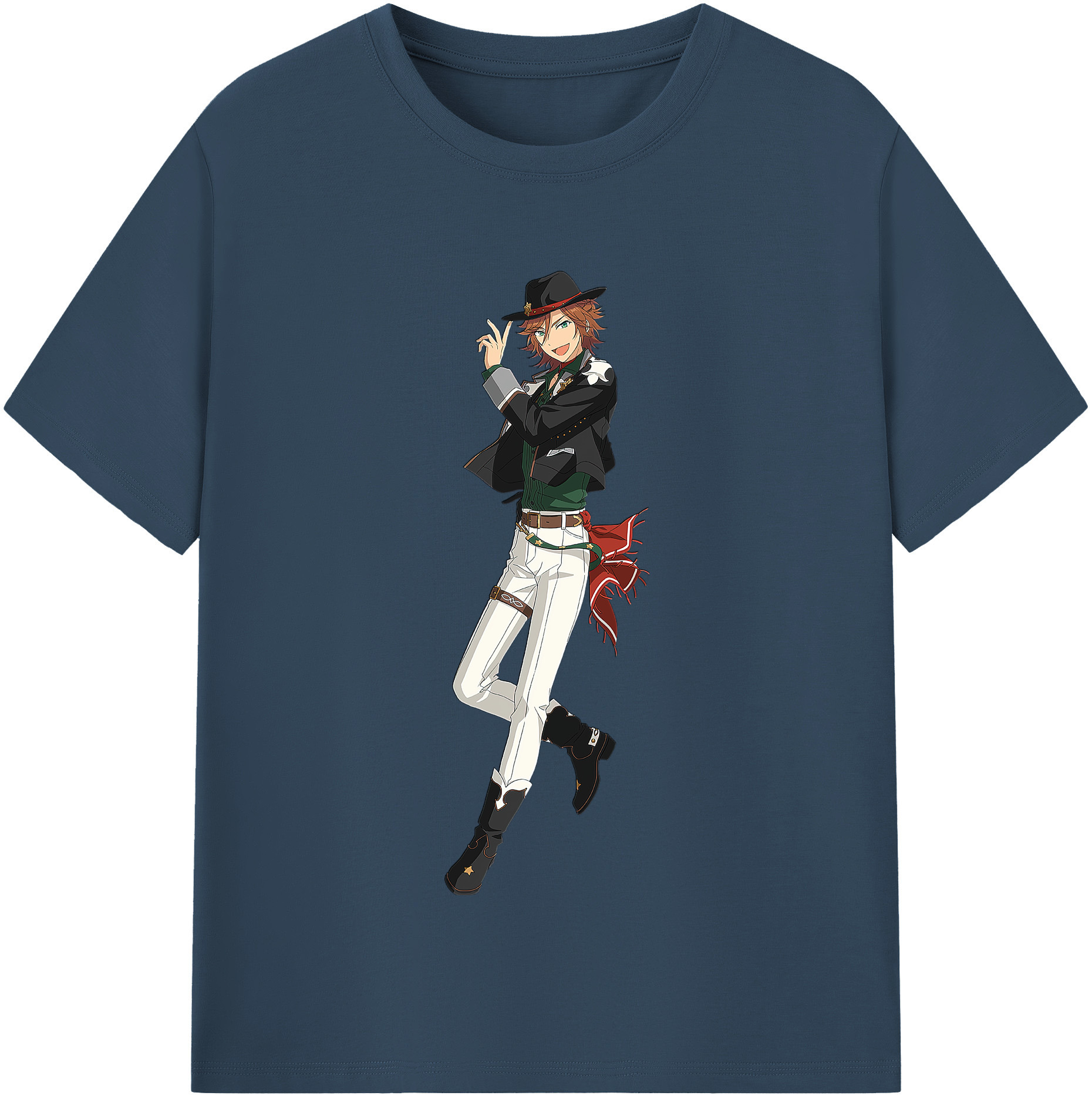 （画像用） あんさんぶるスターズ! Ensemble Stars レディースカジュアルプリントTシャツ（綿100％）