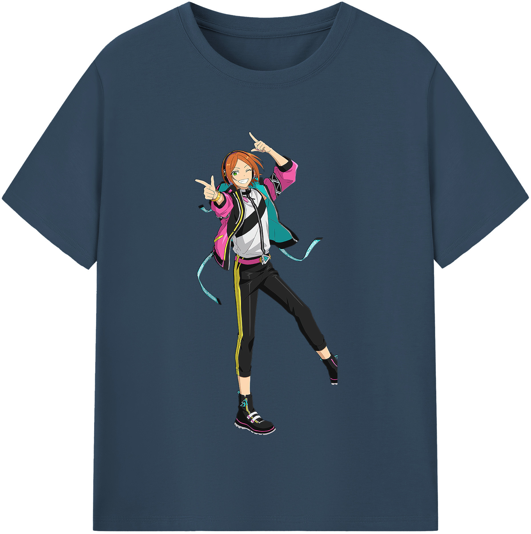 （画像用） あんさんぶるスターズ! Ensemble Stars レディースカジュアルプリントTシャツ（綿100％）