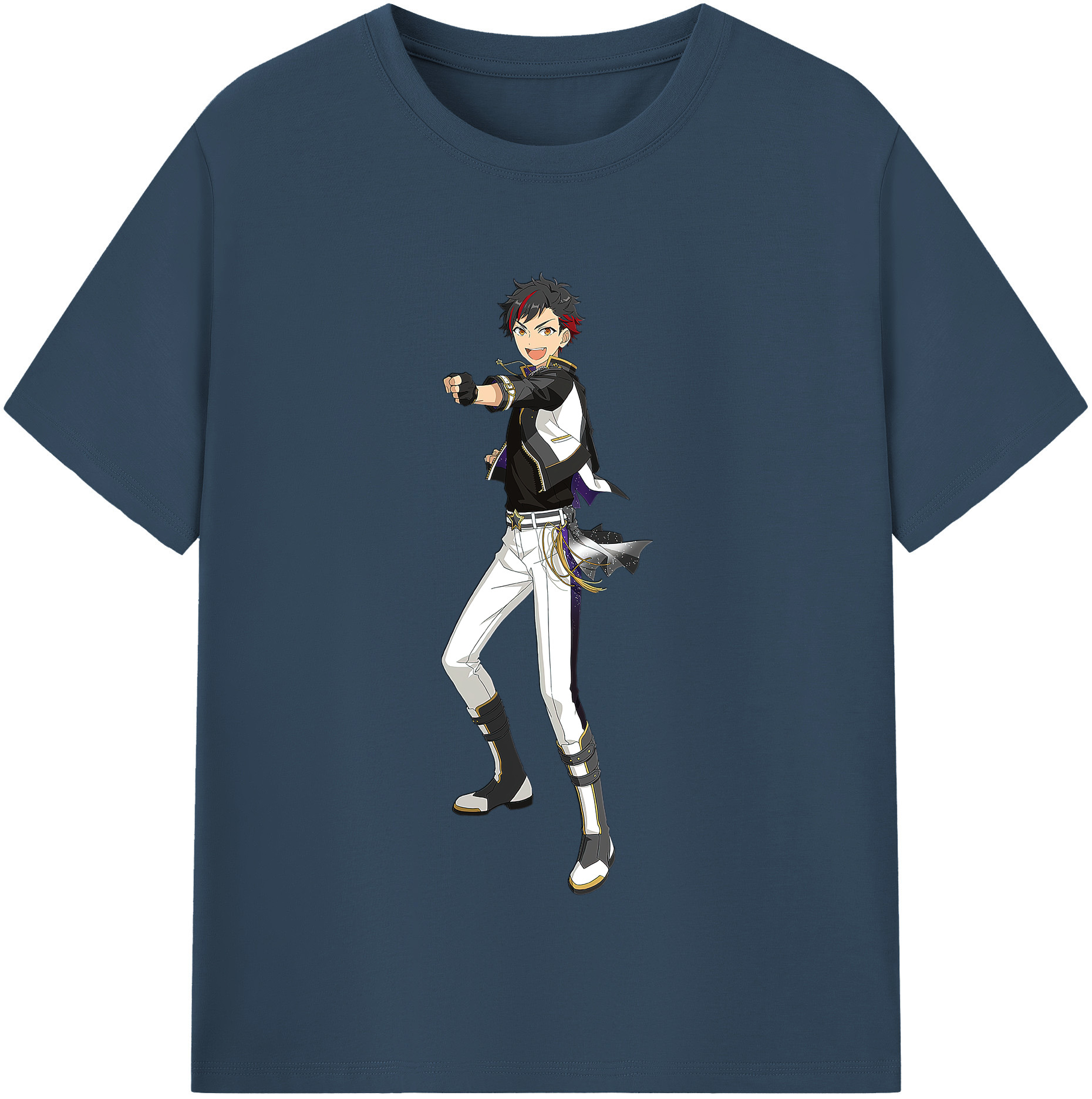 （画像用） あんさんぶるスターズ! Ensemble Stars レディースカジュアルプリントTシャツ（綿100％）