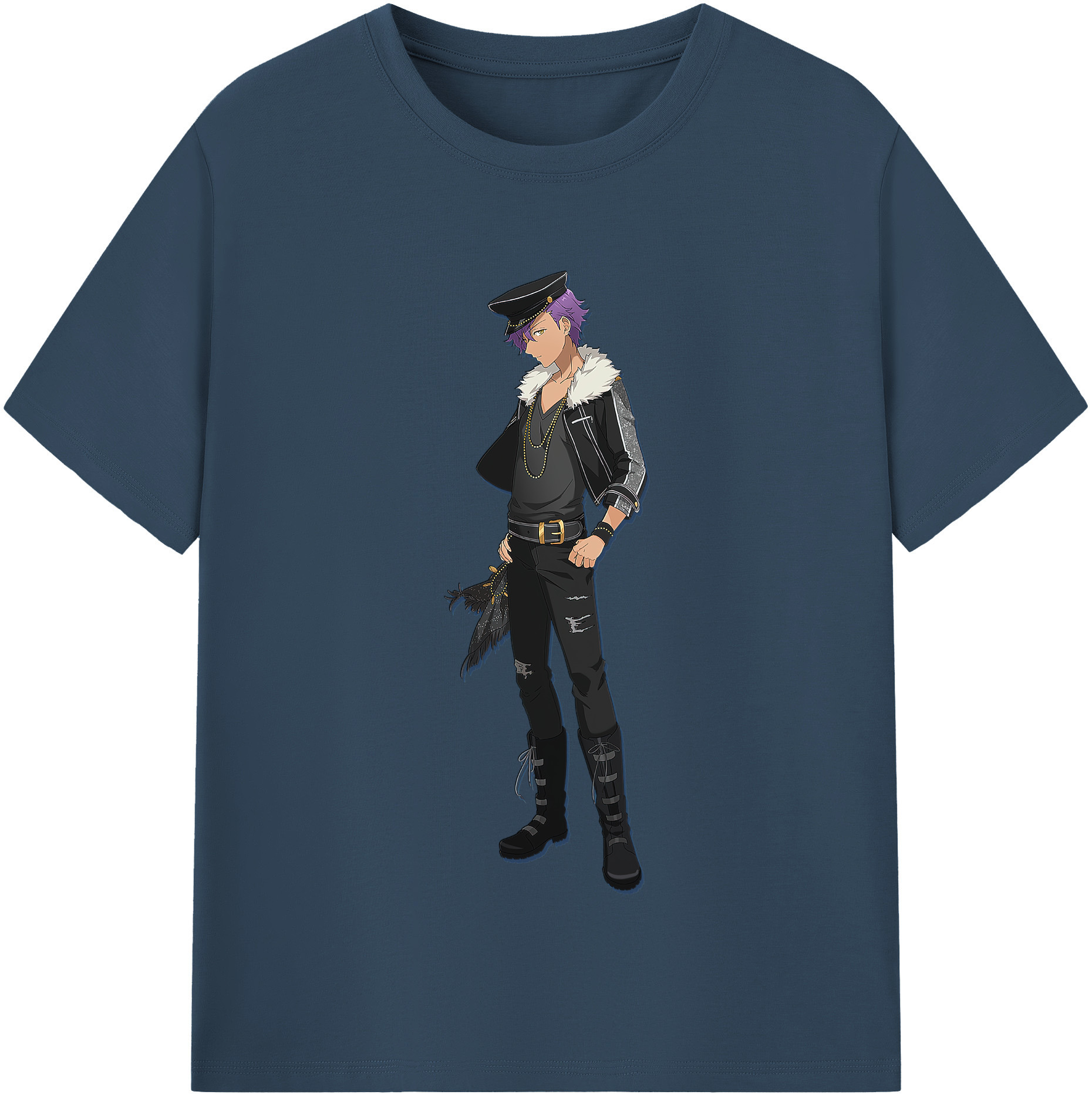 （画像用） あんさんぶるスターズ! Ensemble Stars レディースカジュアルプリントTシャツ（綿100％）