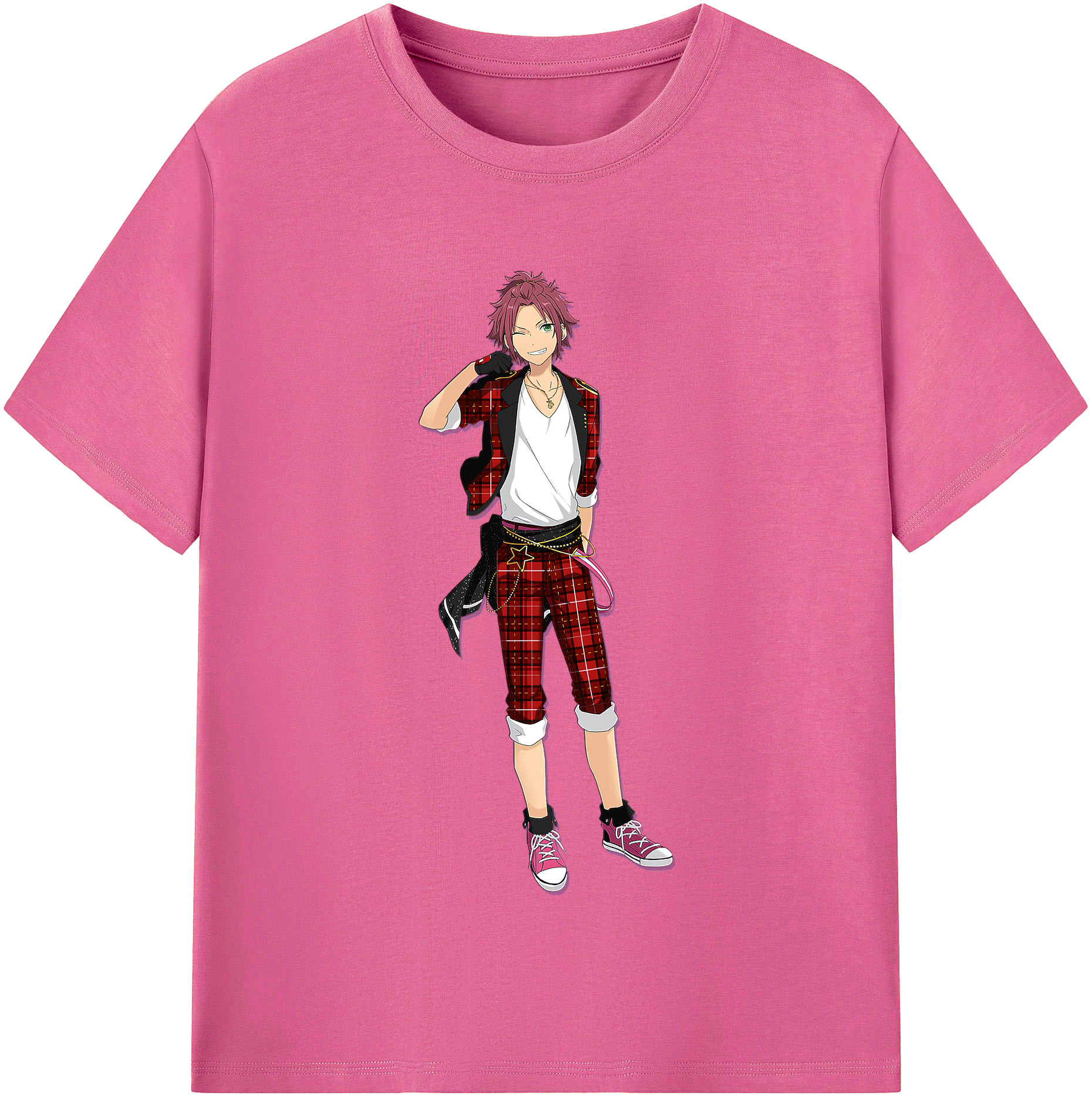 （画像用） あんさんぶるスターズ! Ensemble Stars レディースカジュアルプリントTシャツ（綿100％）