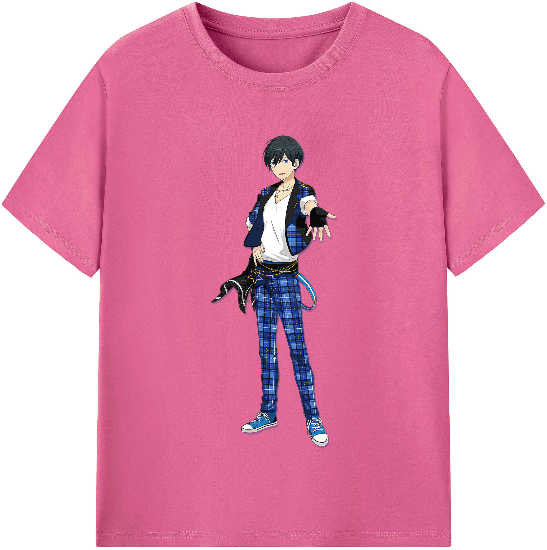 （画像用） あんさんぶるスターズ! Ensemble Stars レディースカジュアルプリントTシャツ（綿100％）