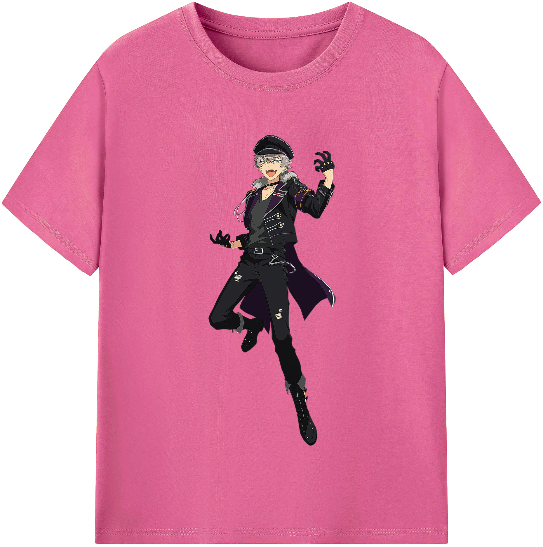 （画像用） あんさんぶるスターズ! Ensemble Stars レディースカジュアルプリントTシャツ（綿100％）