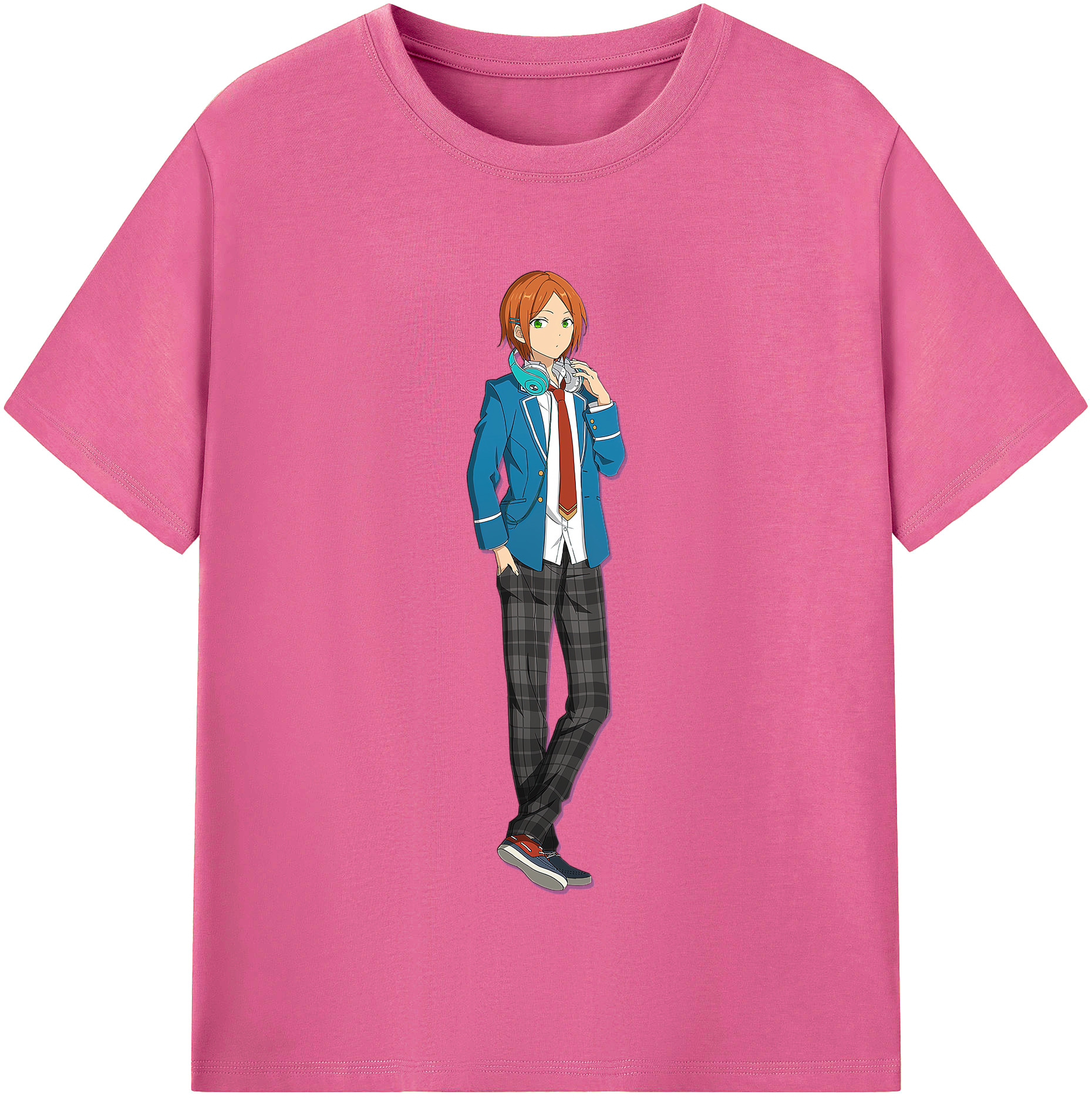 （画像用） あんさんぶるスターズ! Ensemble Stars レディースカジュアルプリントTシャツ（綿100％）