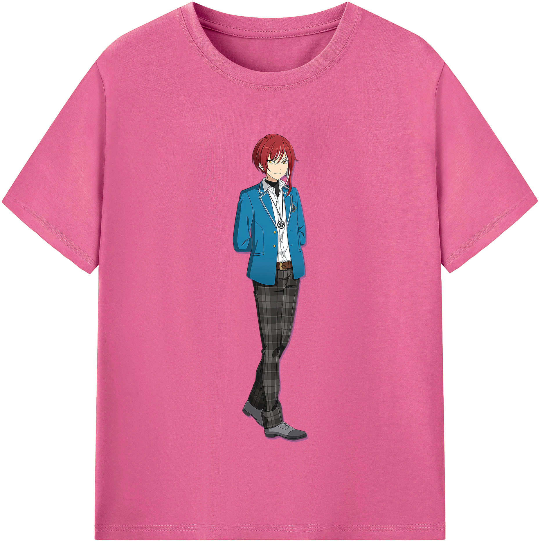 （画像用） あんさんぶるスターズ! Ensemble Stars レディースカジュアルプリントTシャツ（綿100％）