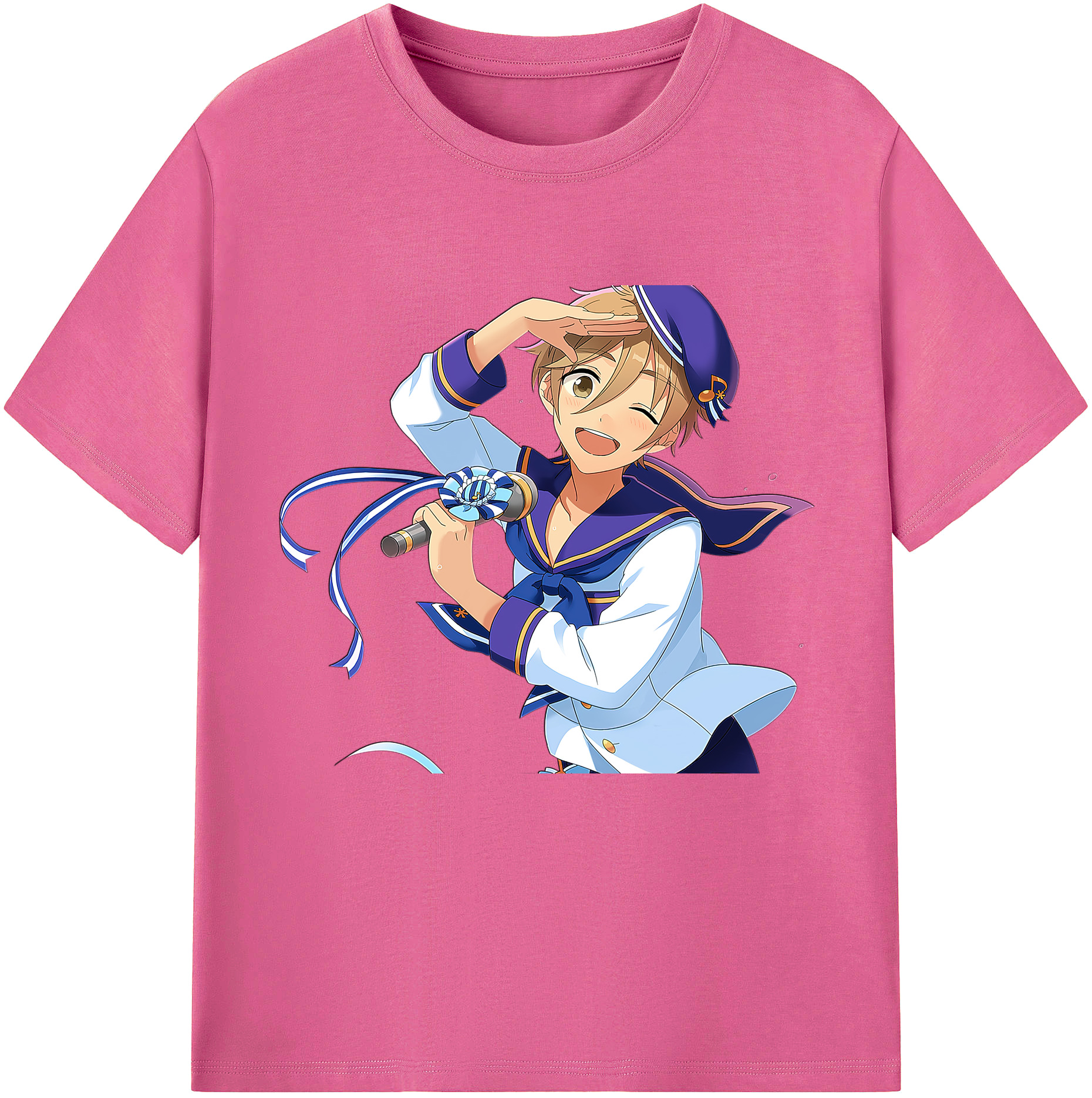 （画像用） あんさんぶるスターズ! Ensemble Stars レディースカジュアルプリントTシャツ（綿100％）