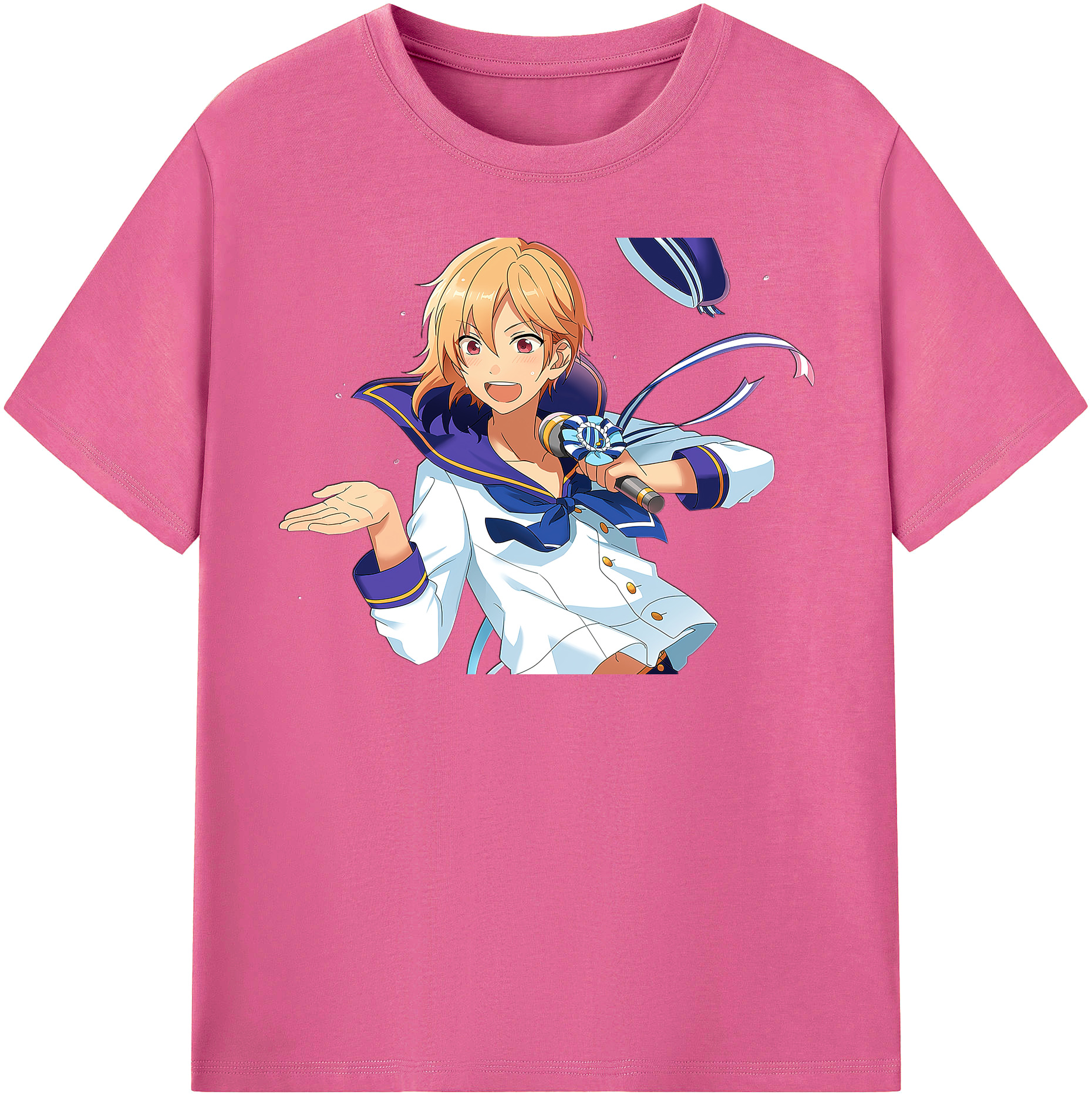 （画像用） あんさんぶるスターズ! Ensemble Stars レディースカジュアルプリントTシャツ（綿100％）