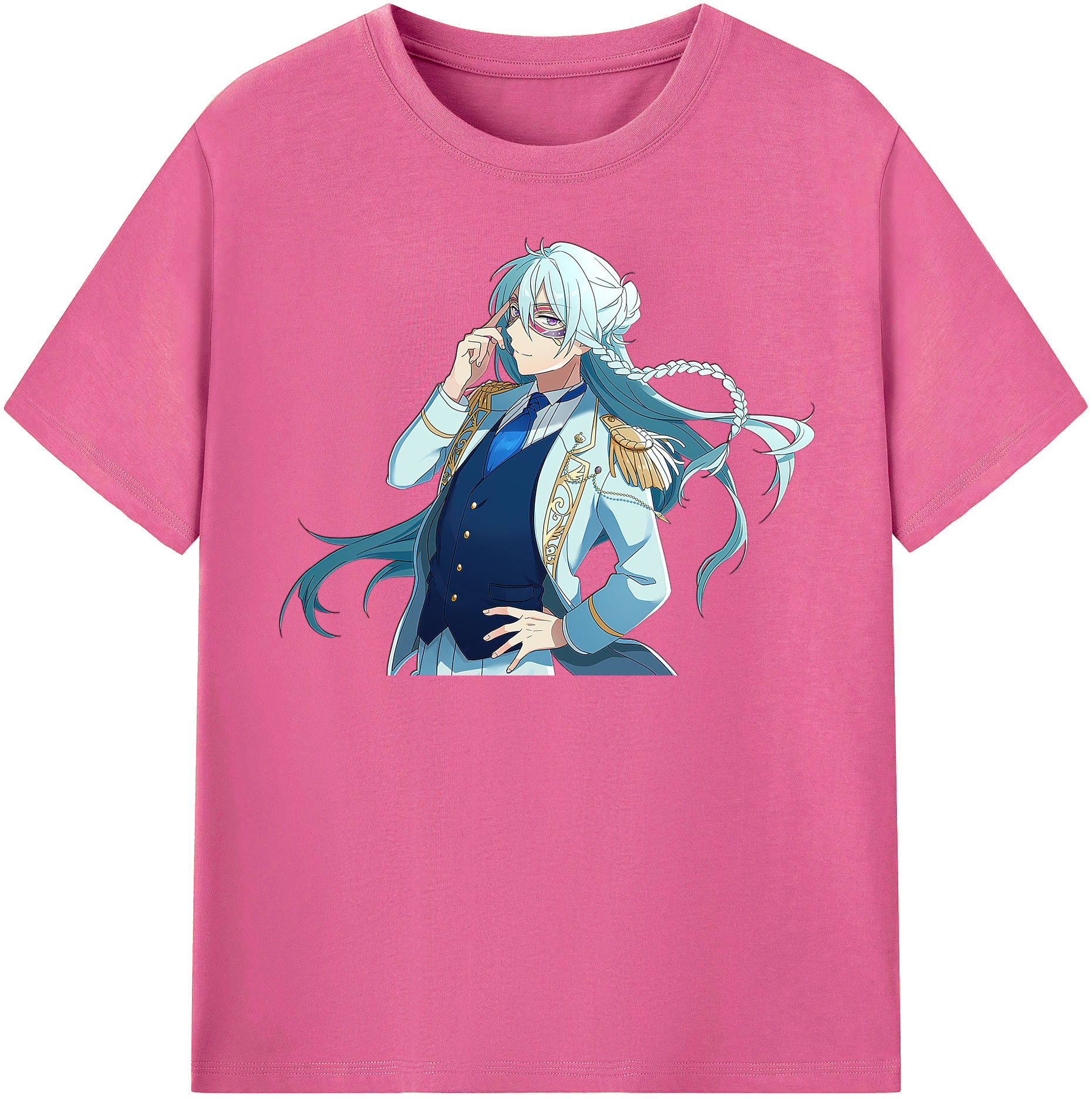 （画像用） あんさんぶるスターズ! Ensemble Stars レディースカジュアルプリントTシャツ（綿100％）