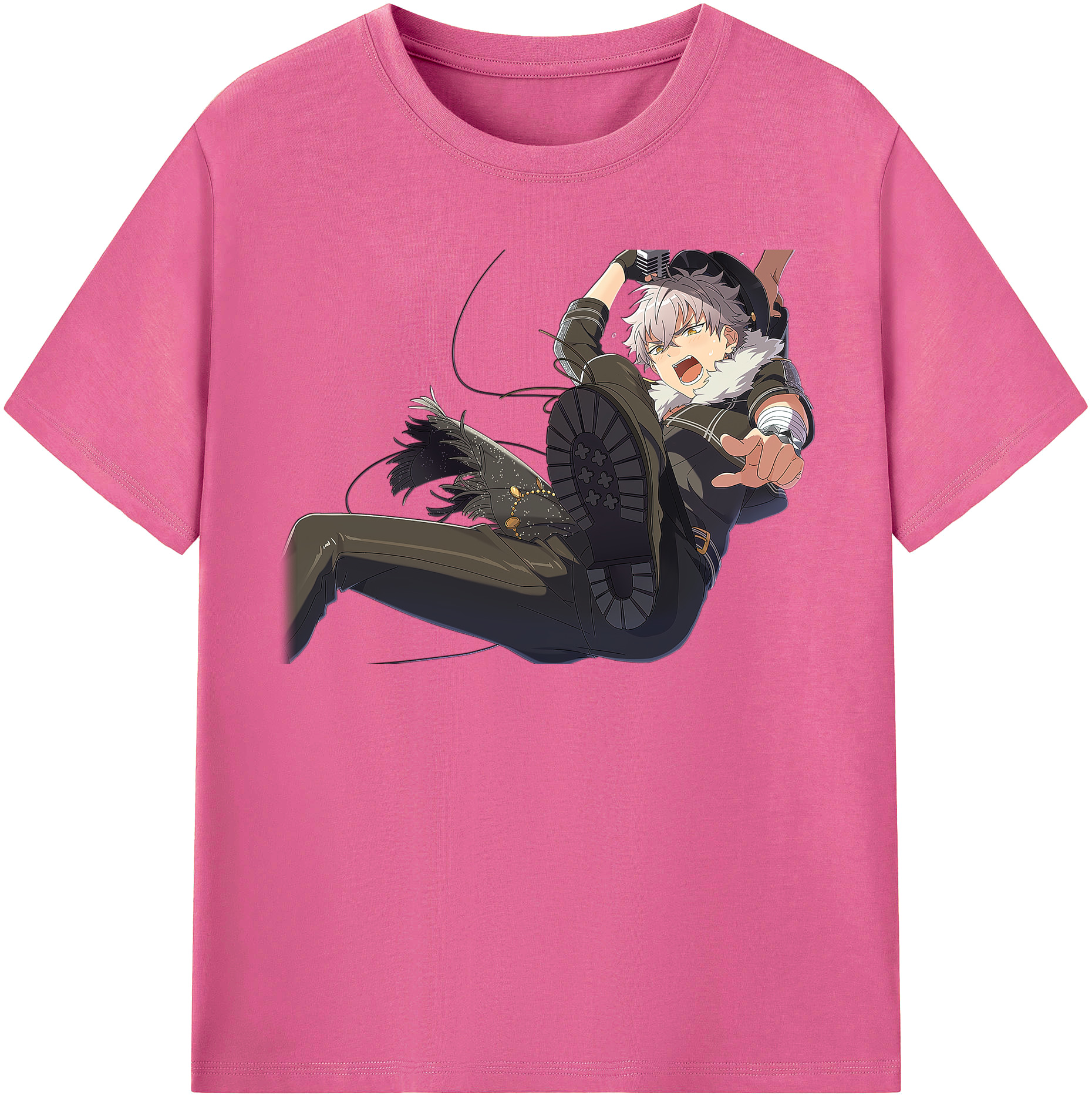 （画像用） あんさんぶるスターズ! Ensemble Stars レディースカジュアルプリントTシャツ（綿100％）
