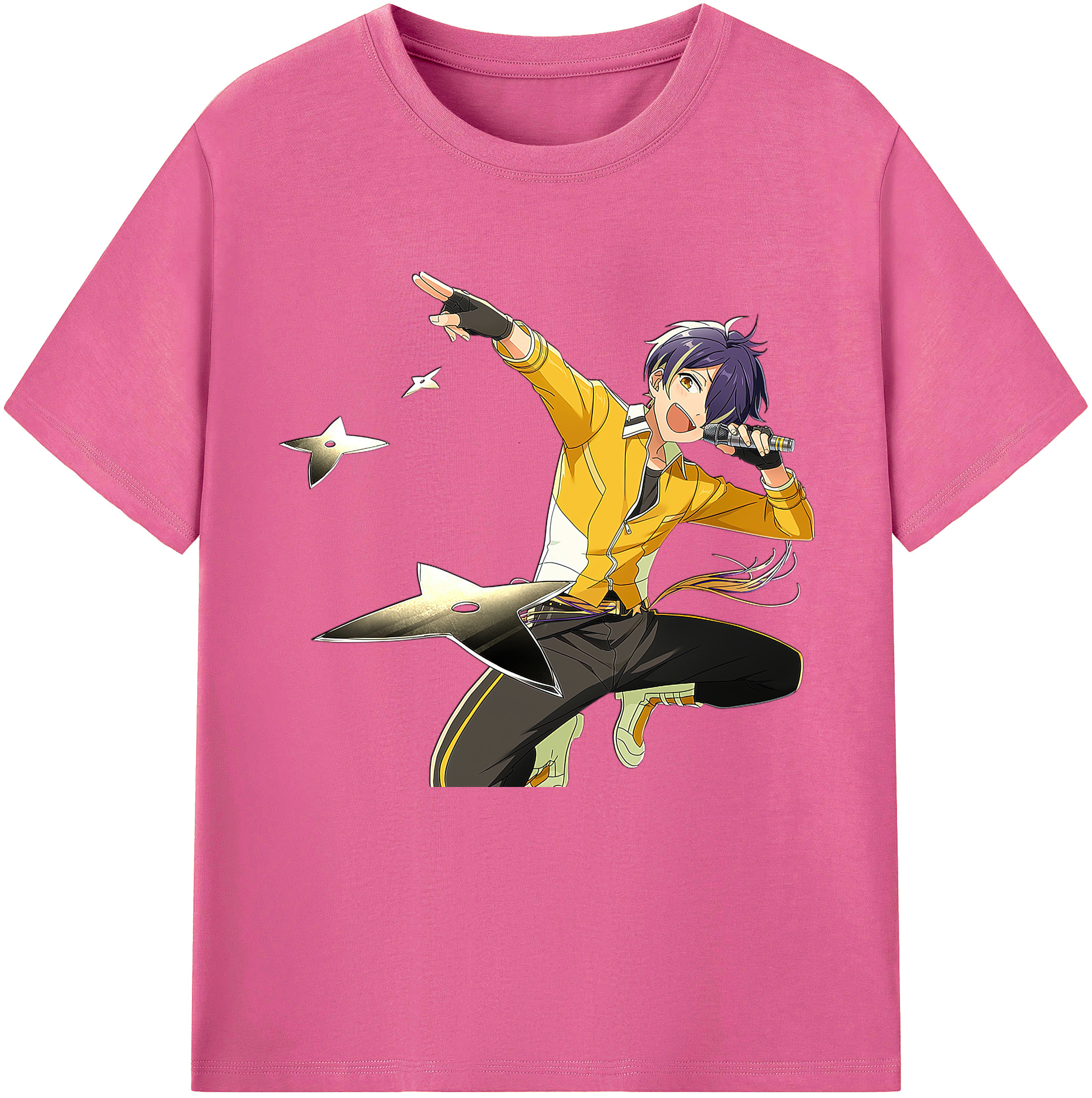 （画像用） あんさんぶるスターズ! Ensemble Stars レディースカジュアルプリントTシャツ（綿100％）